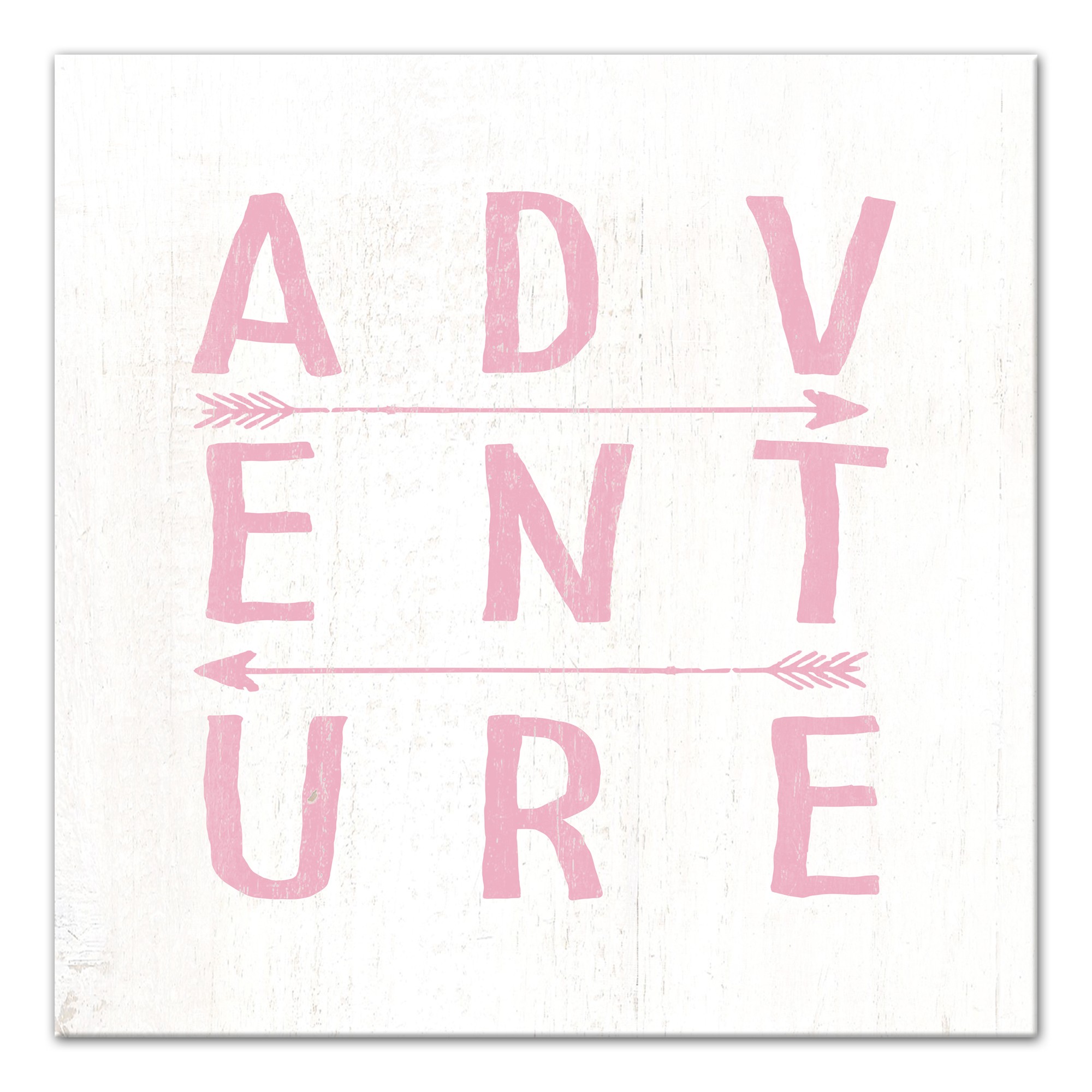 Adventure Arrows Pink   Wall Art