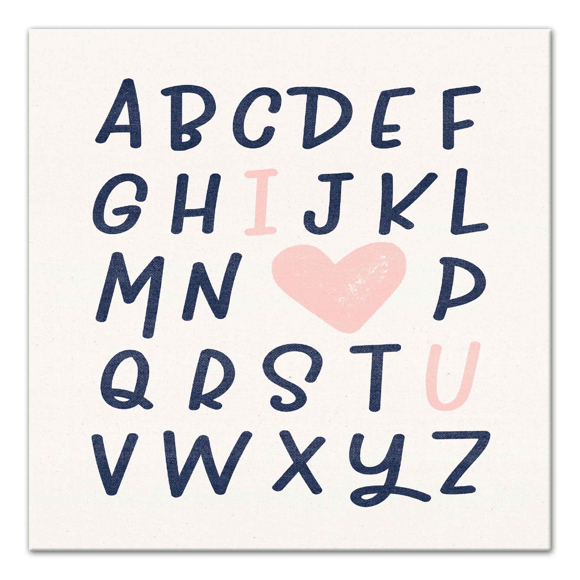 Alphabet I Love You   Wall Art