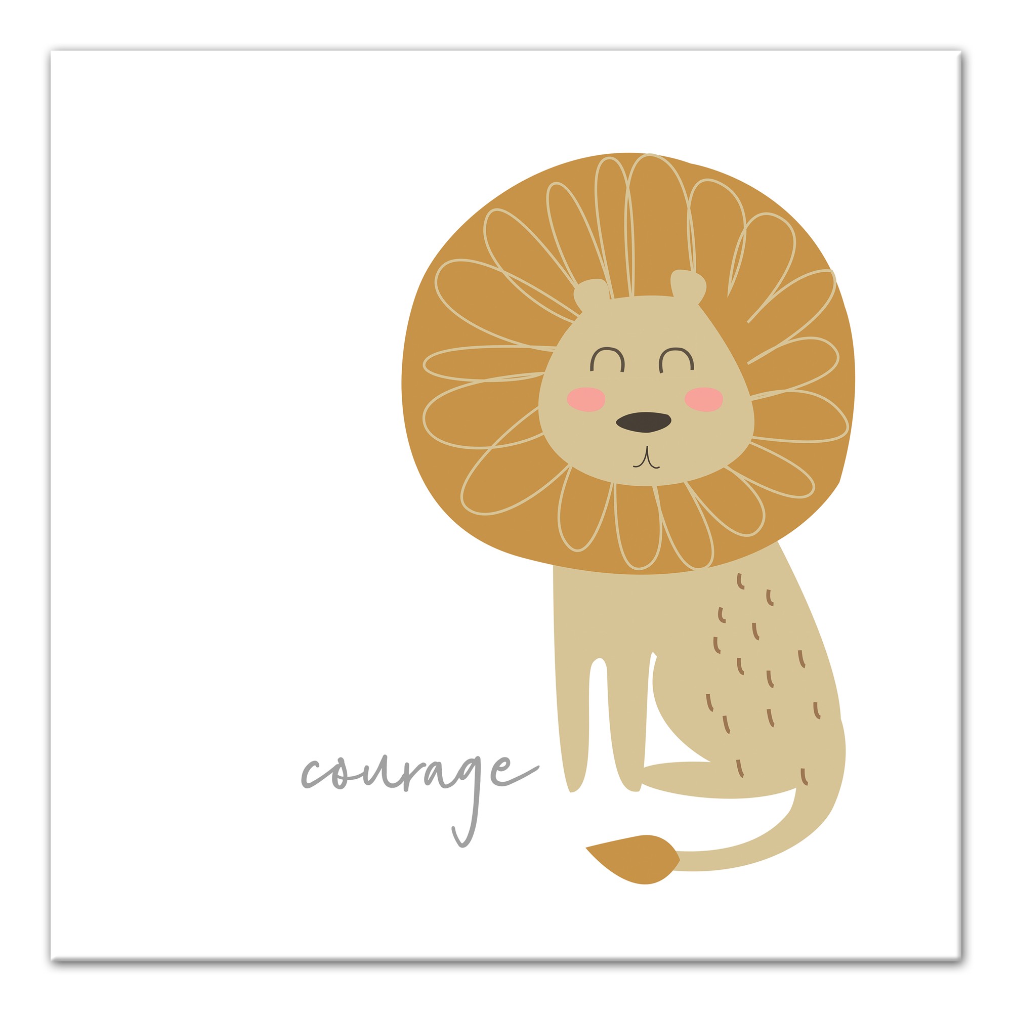  Courage Lion Wall Art