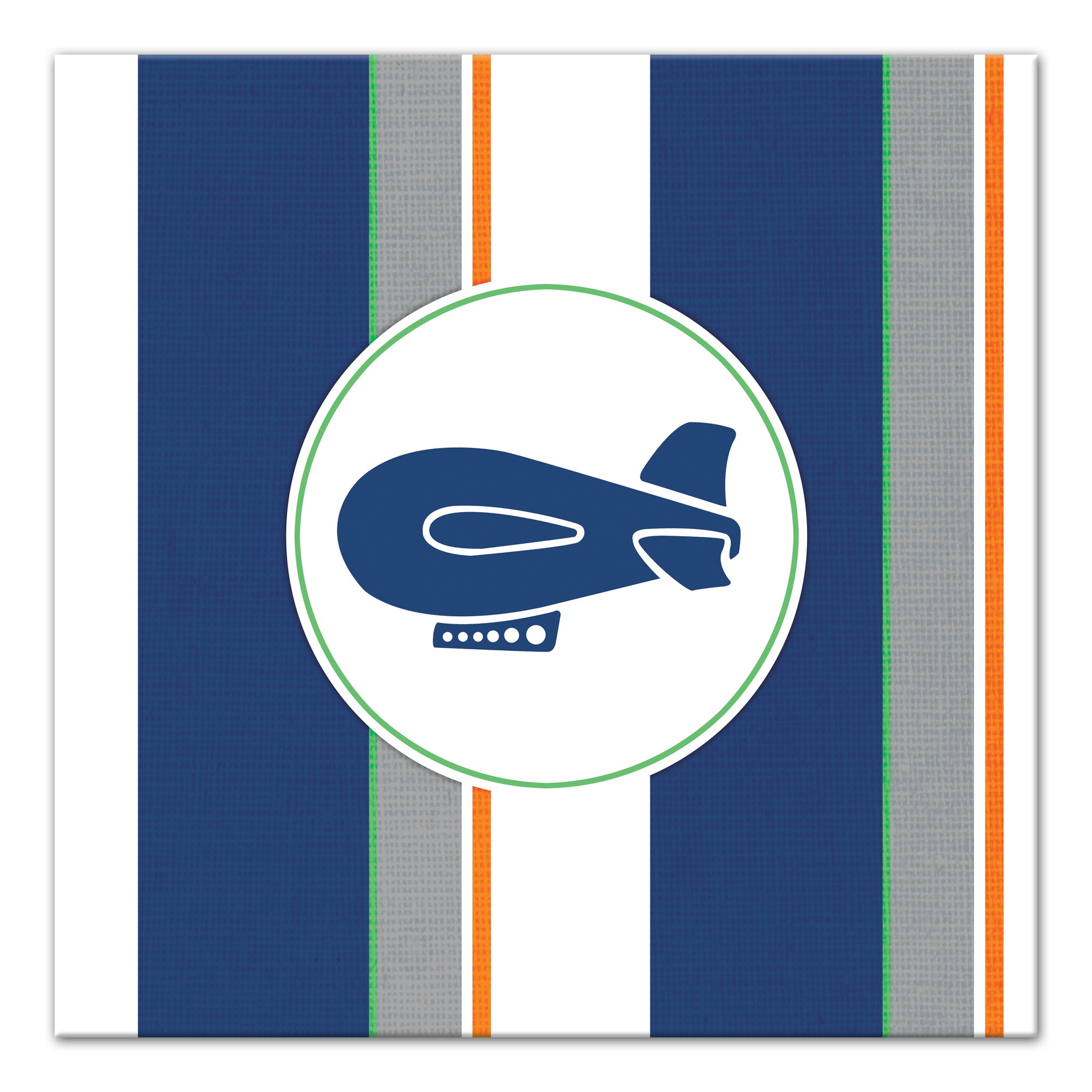 Blue Blimp Wall Art