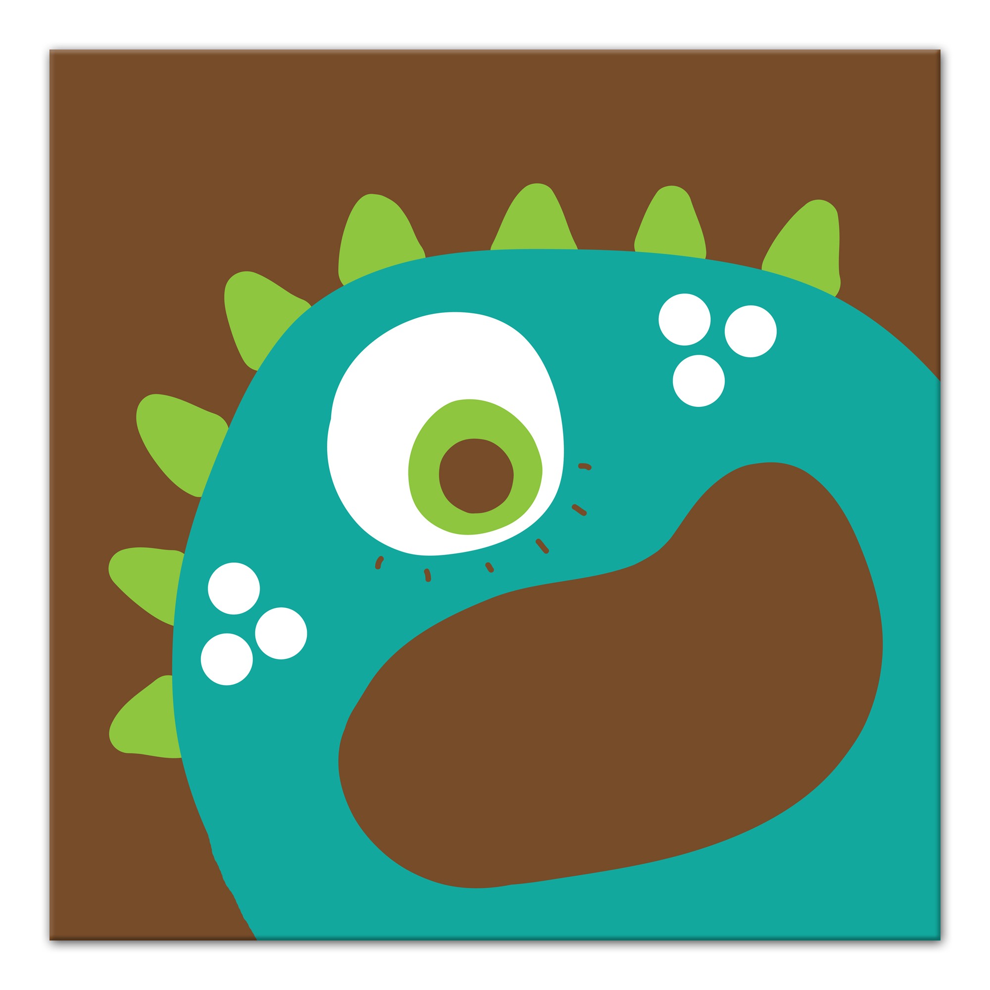 Blue Monster Wall Art