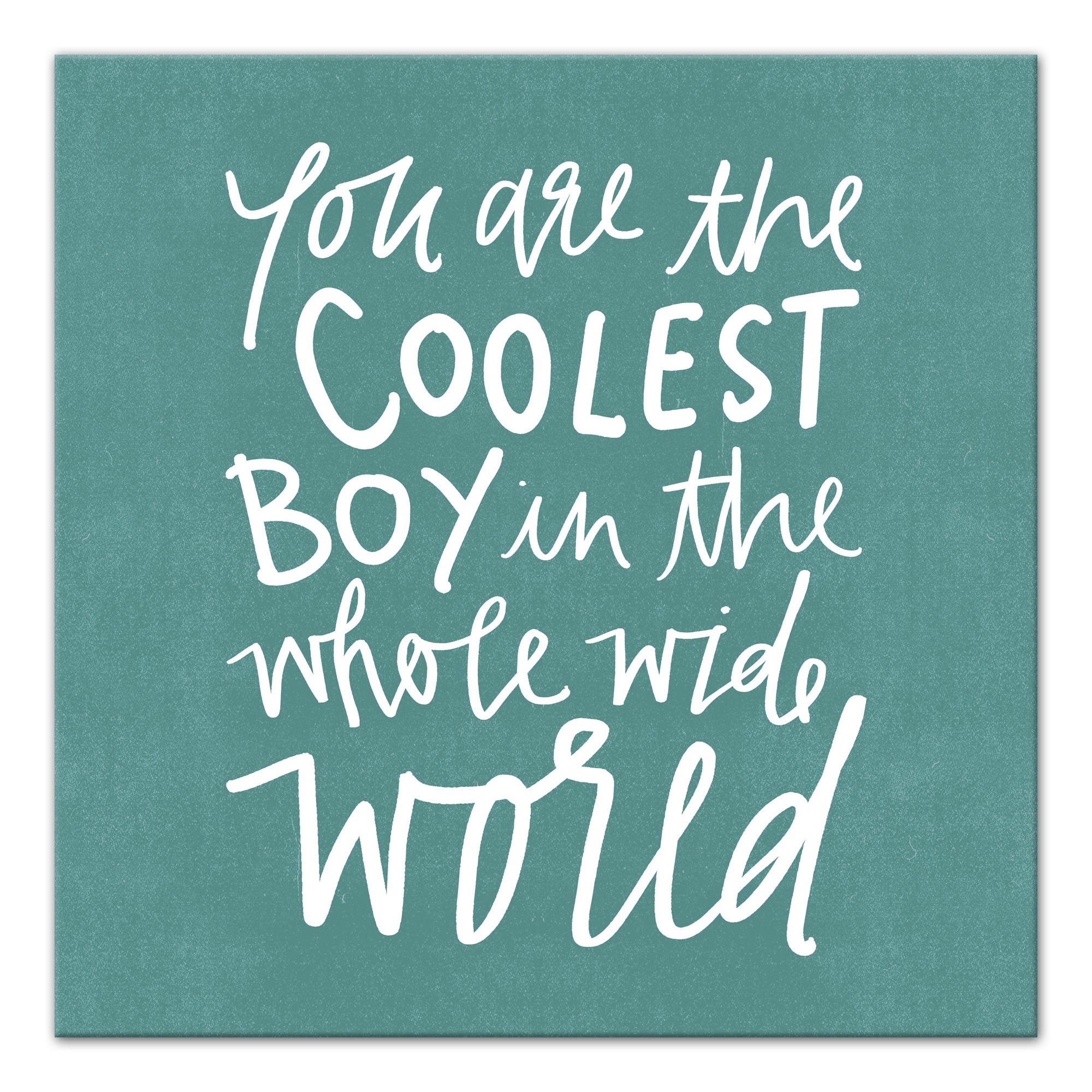 Coolest Boy in the World Wall Art