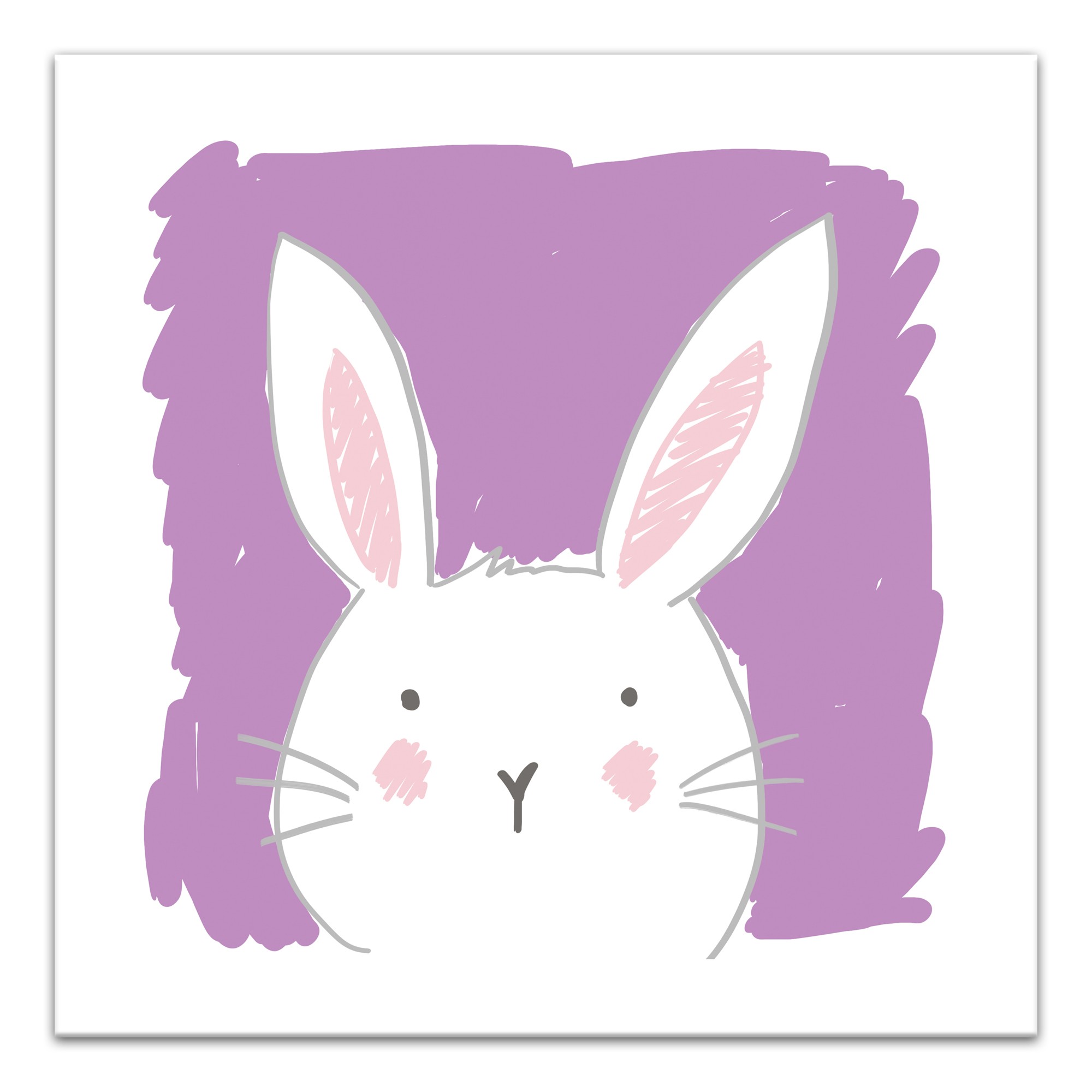 Rabbit Drawing Wall Art