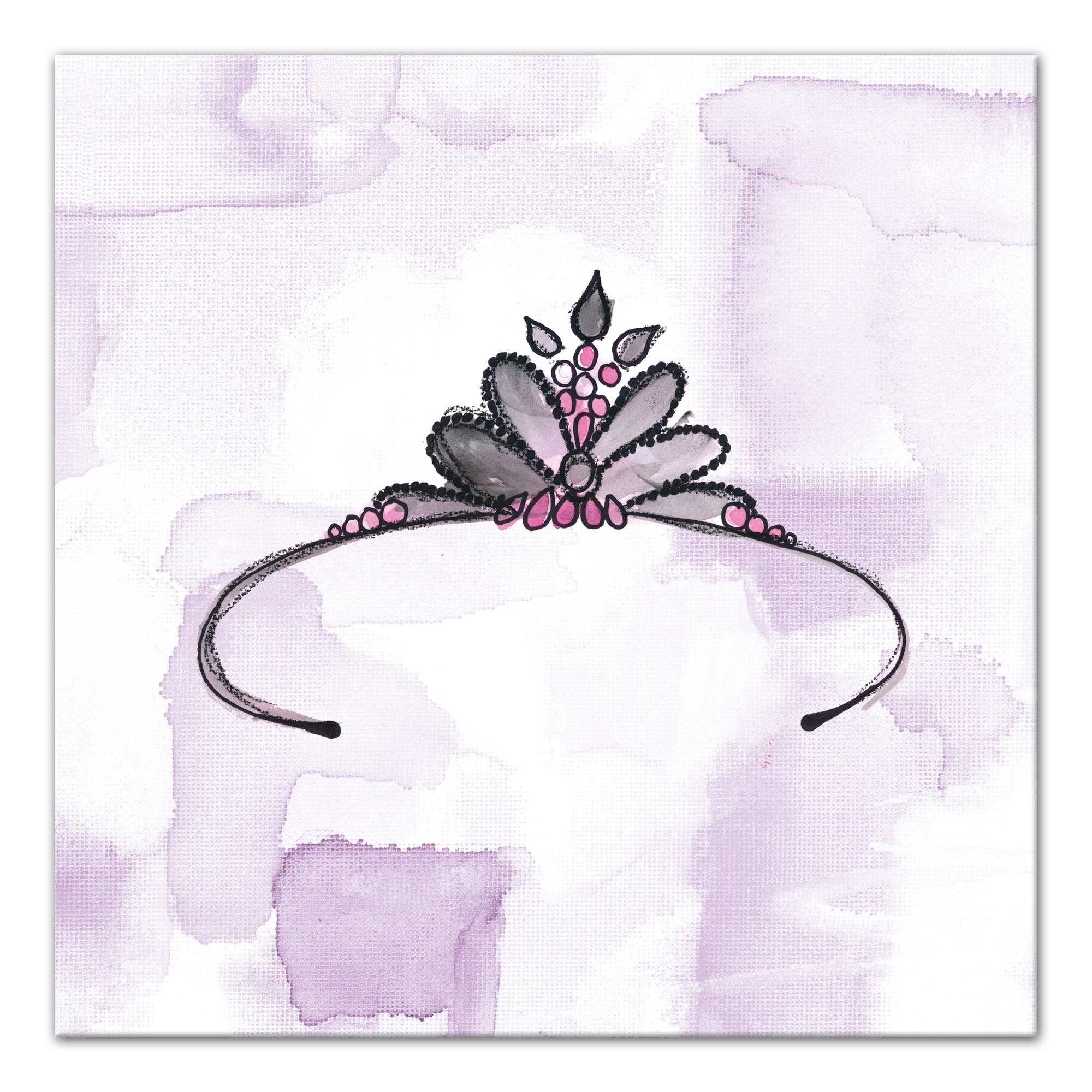 Crown Purple Wall Art