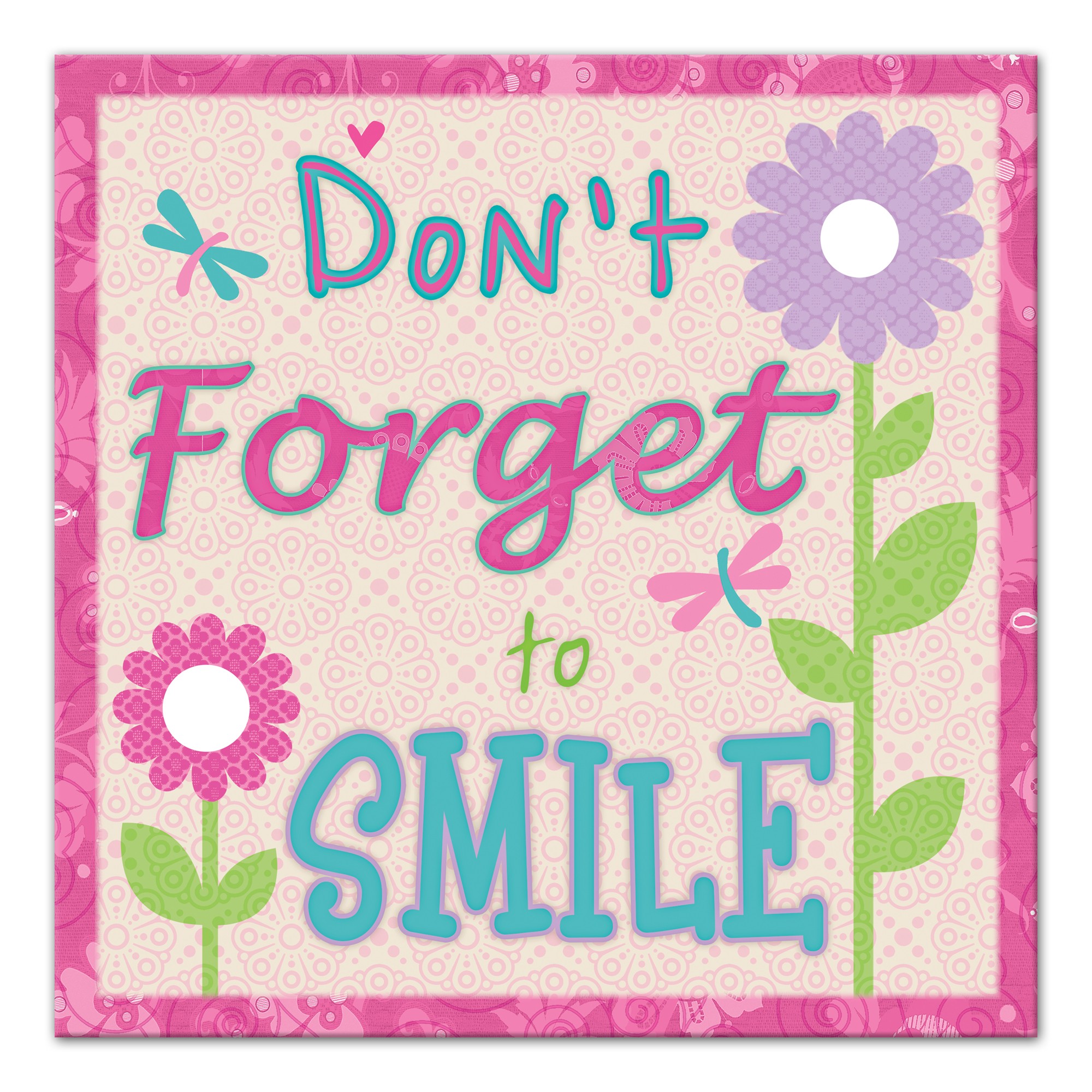 Don't Forget To Smile   Wall Art