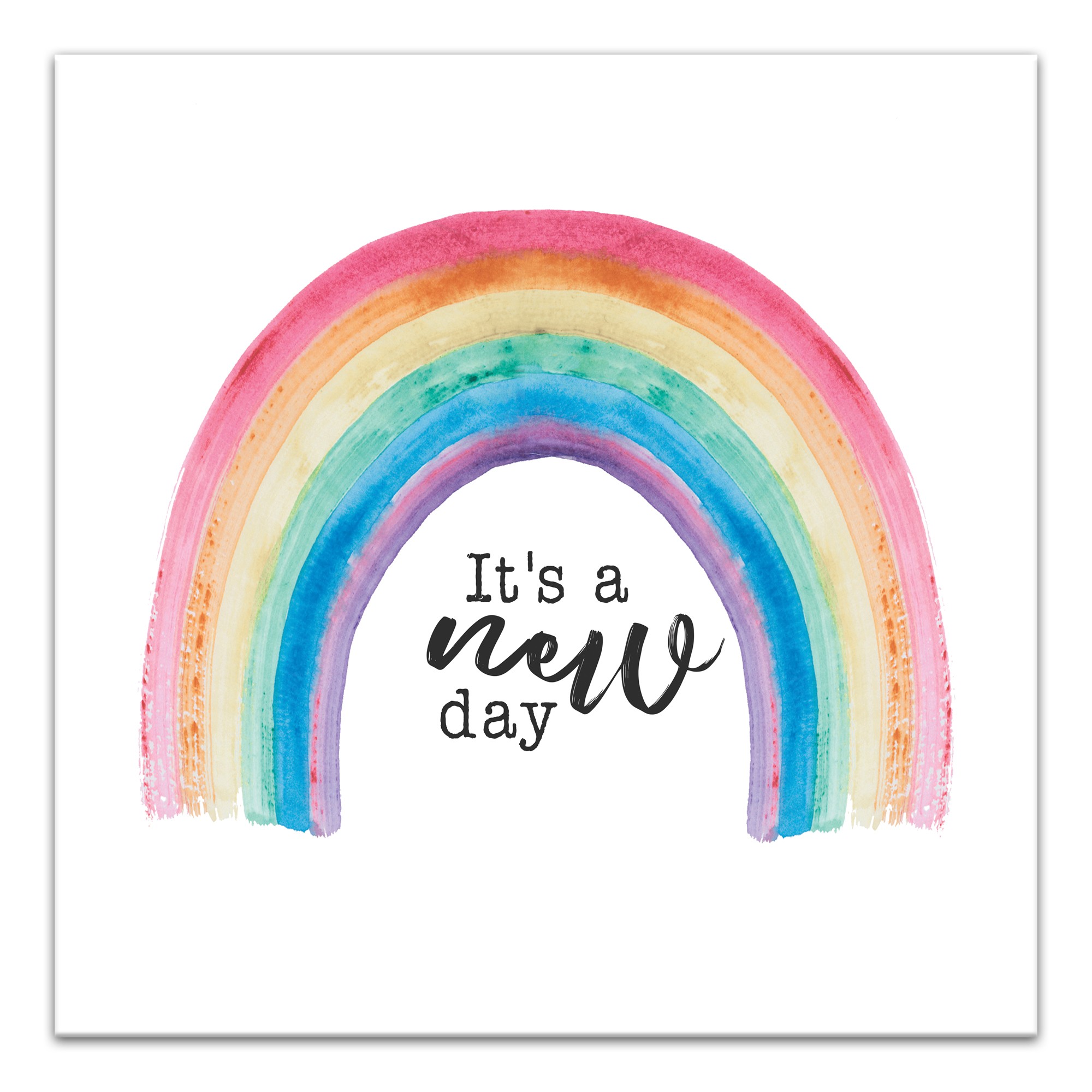 Its A New Day Rainbow Wall Art