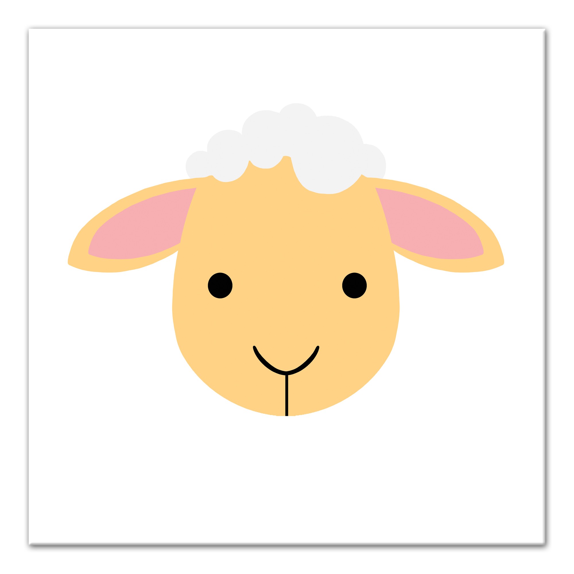 Lamb Face   Wall Art