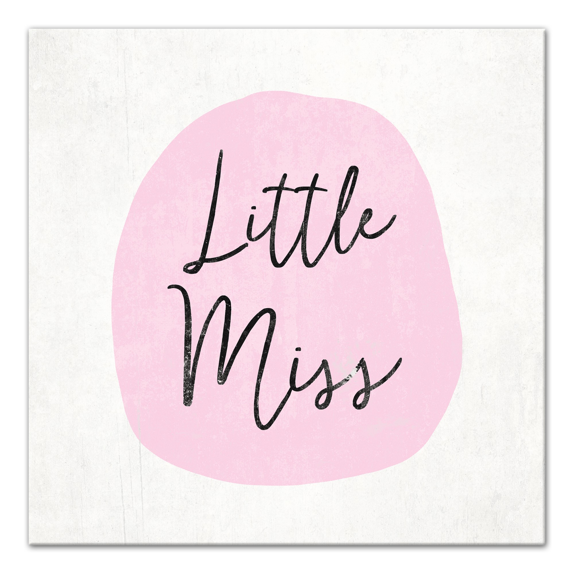 Pink Little Miss Wall Art