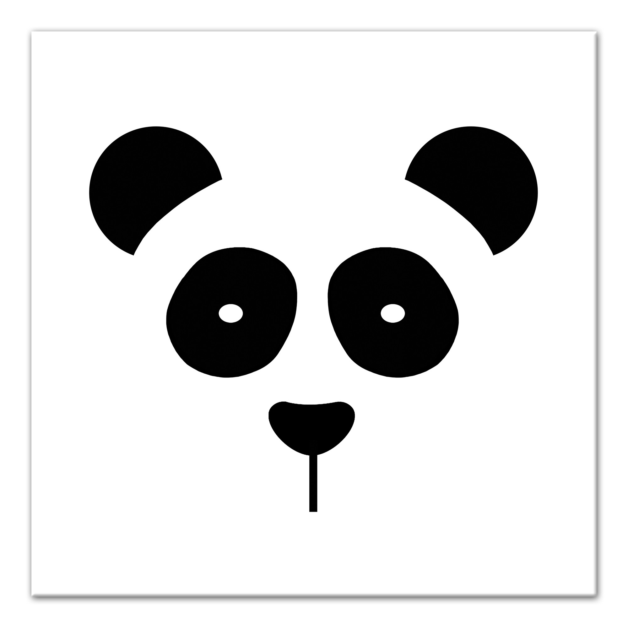 Panda Face Wall Art
