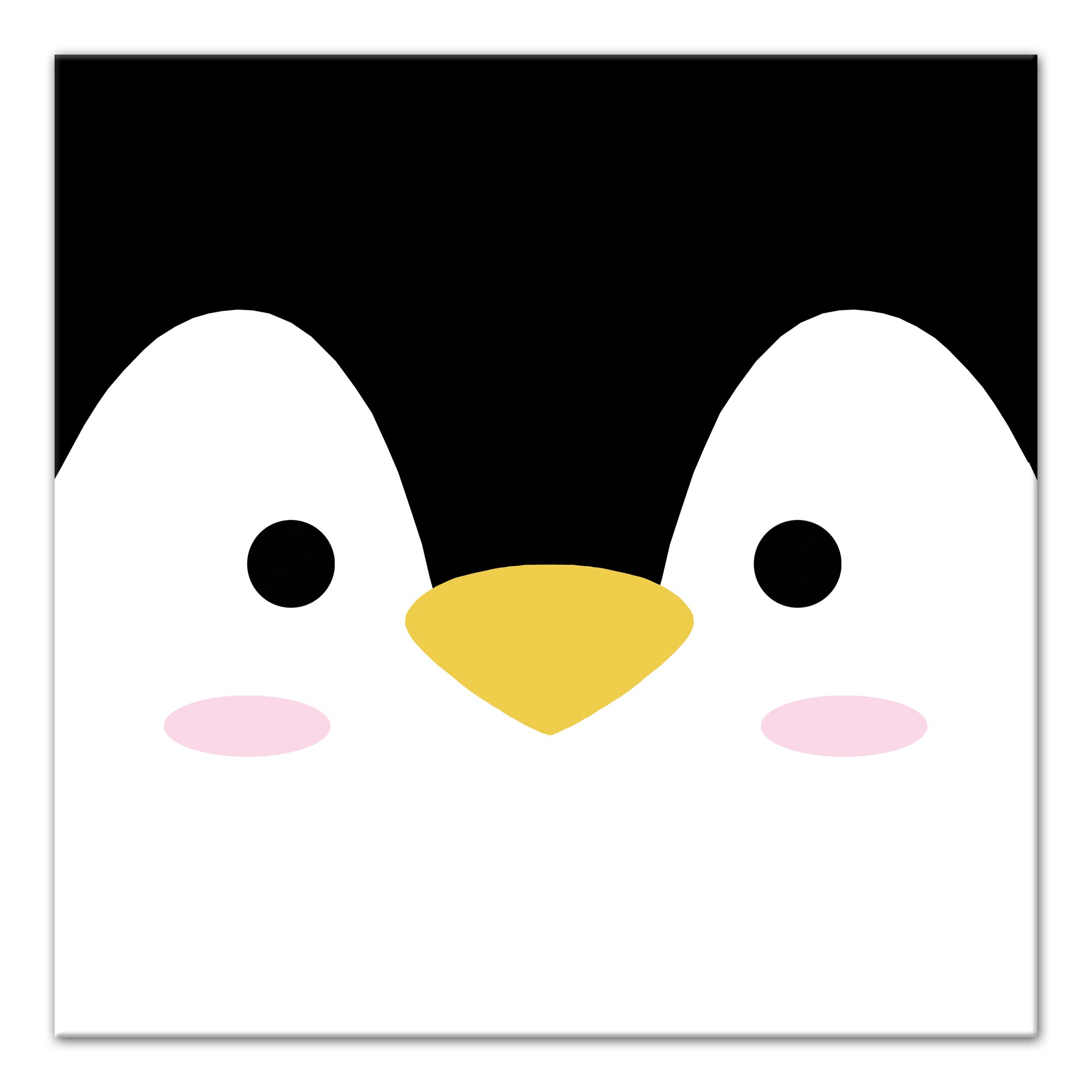 Penguin Face Wall Art