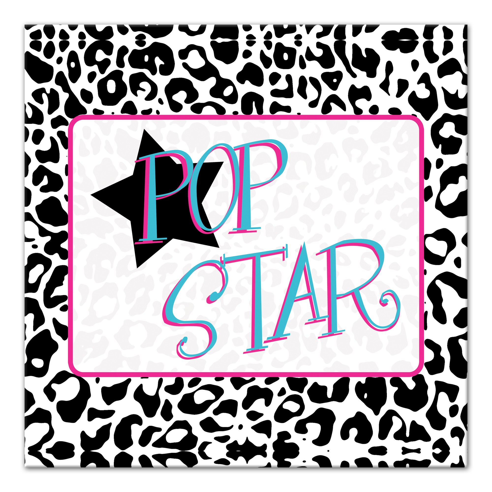 Pop Star Cheetah Print Wall Art