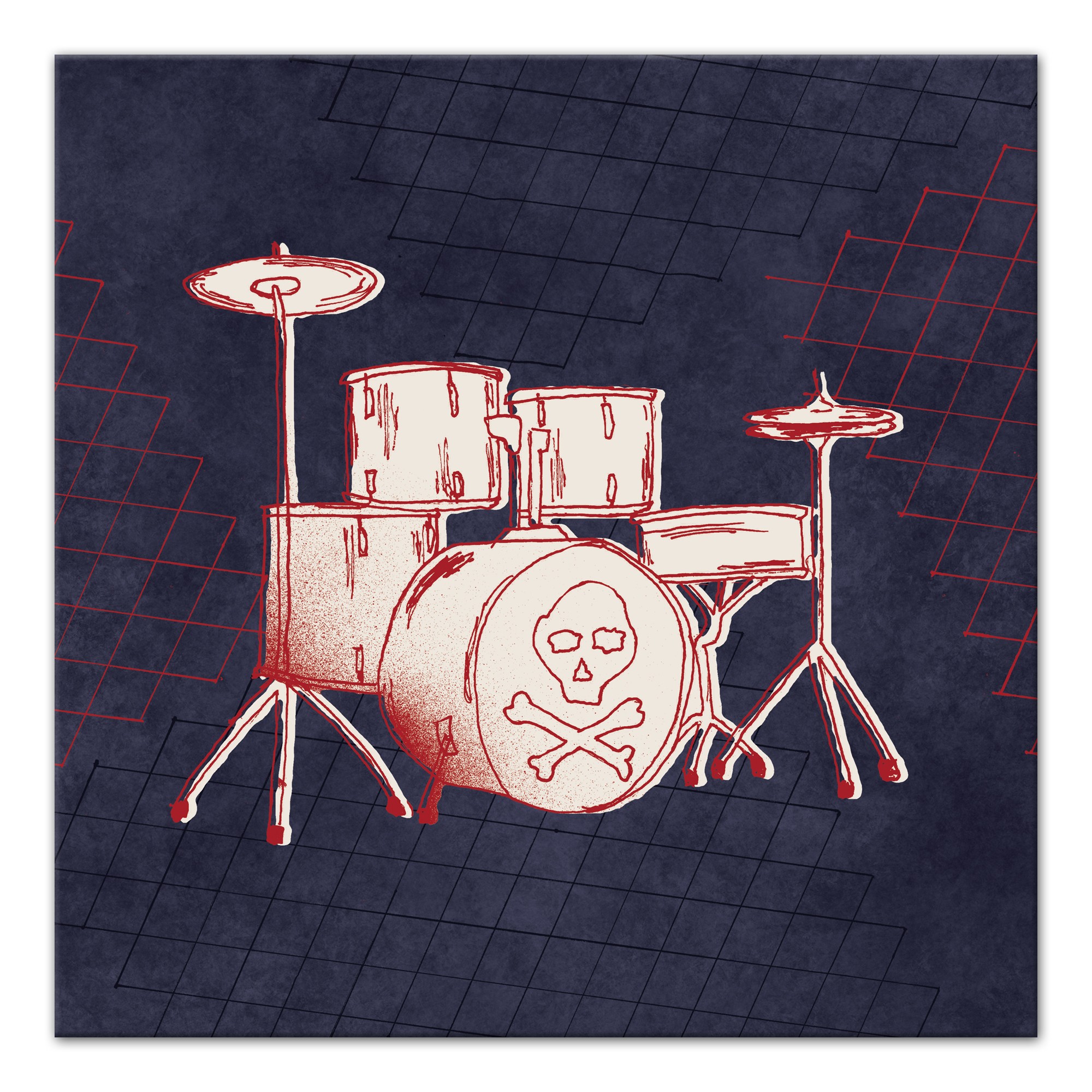 Rocker Drums Wall Art
