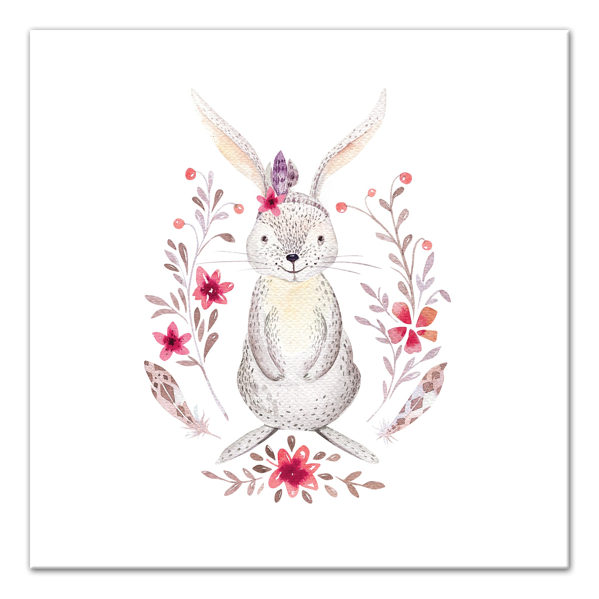 Boho Bunny Wall Art