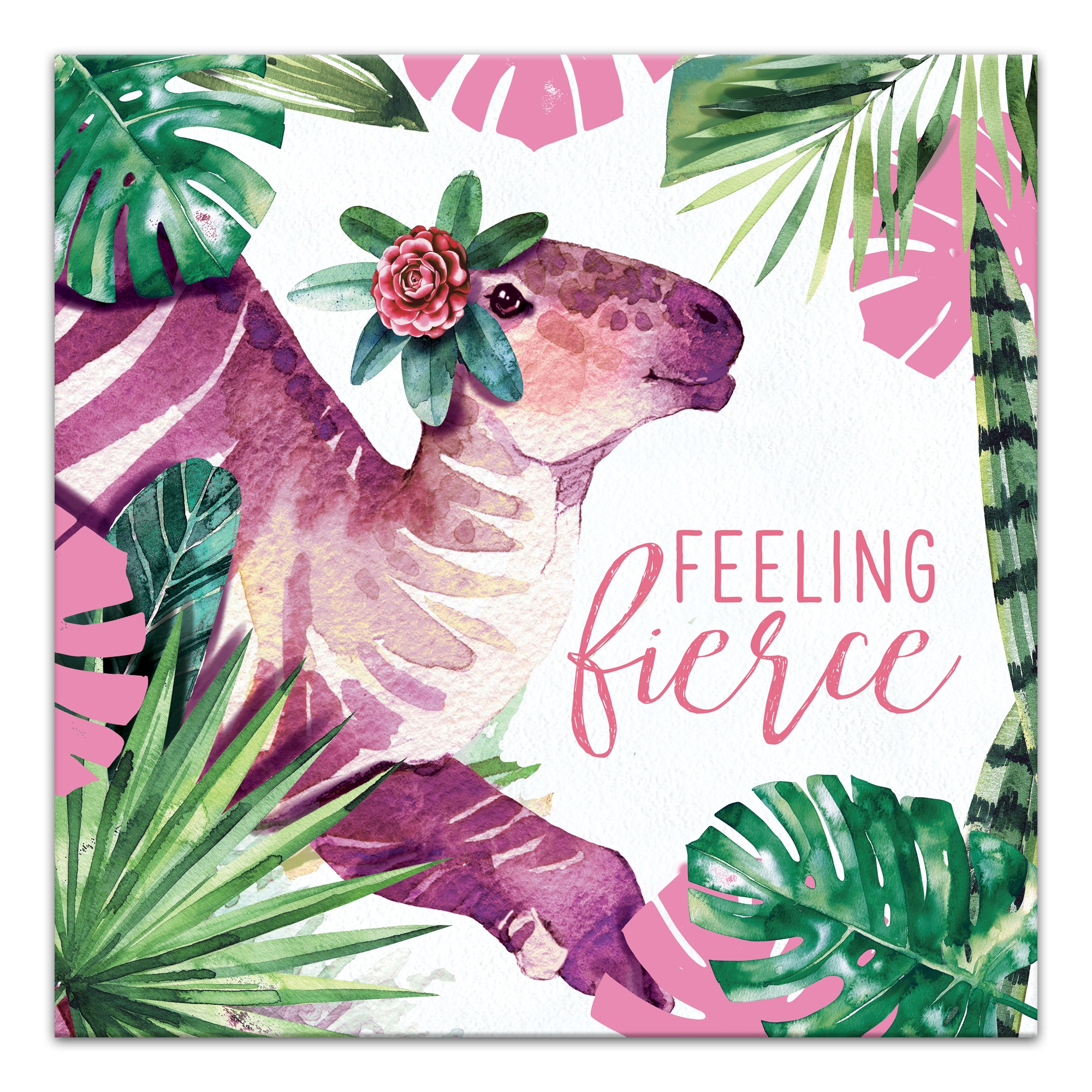 Feeling Fierce Dino  Wall Art