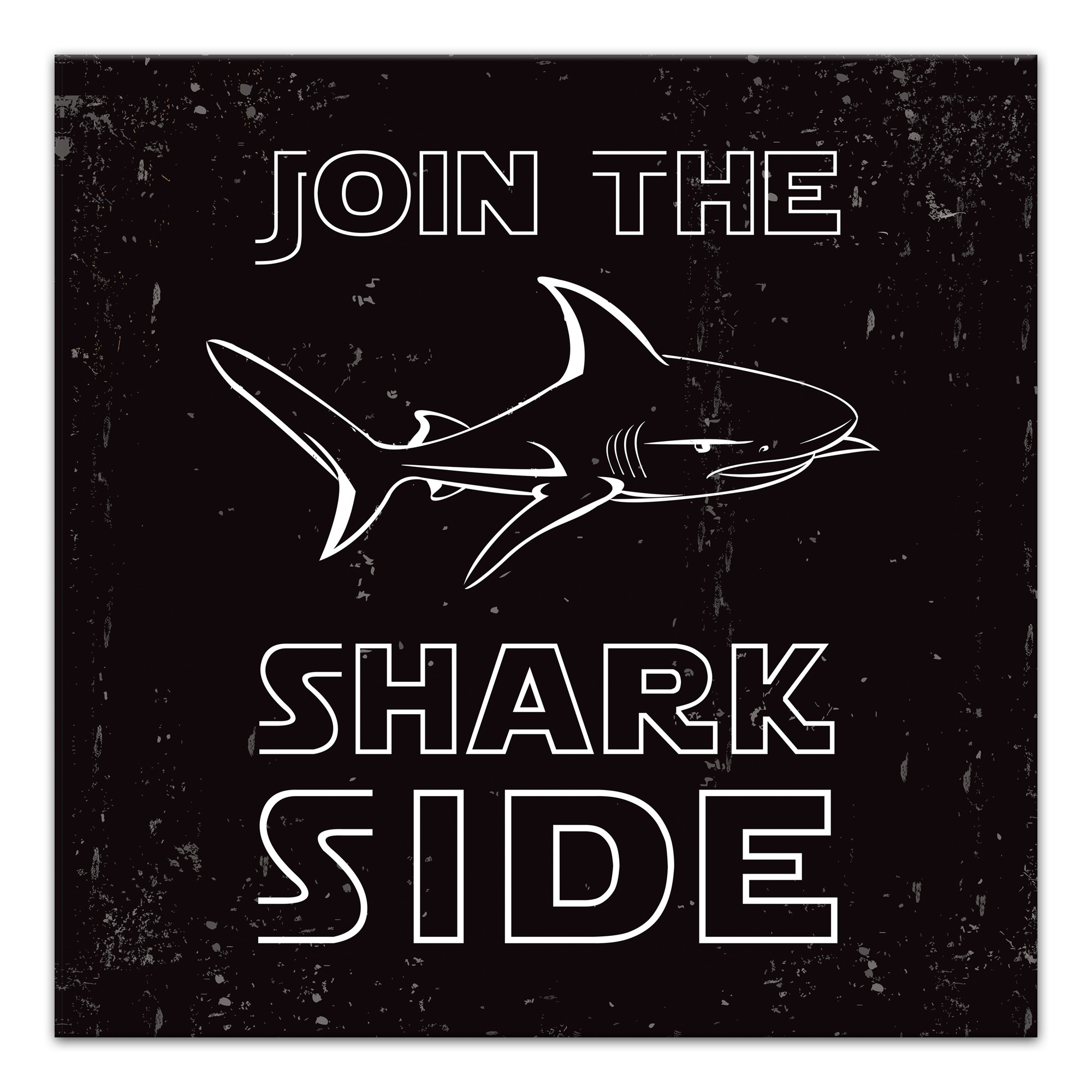 Join The Shark Side  Wall Art