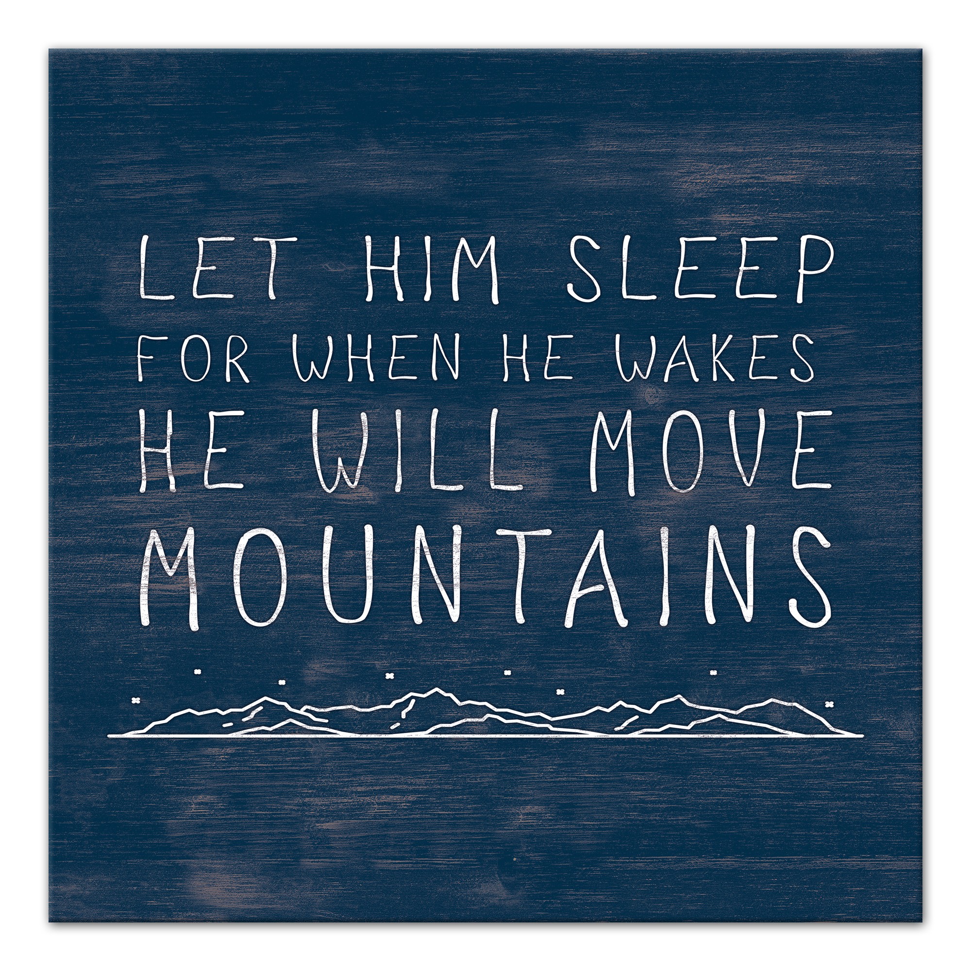 He Will Move Mountains Wall Art