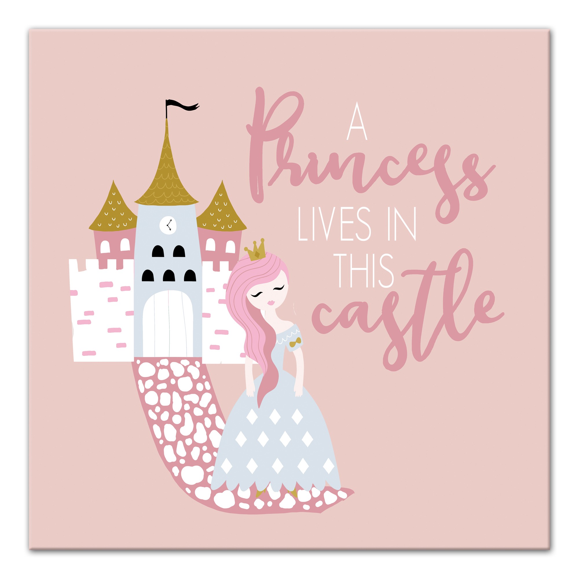 Lives in This Castle Wall Art