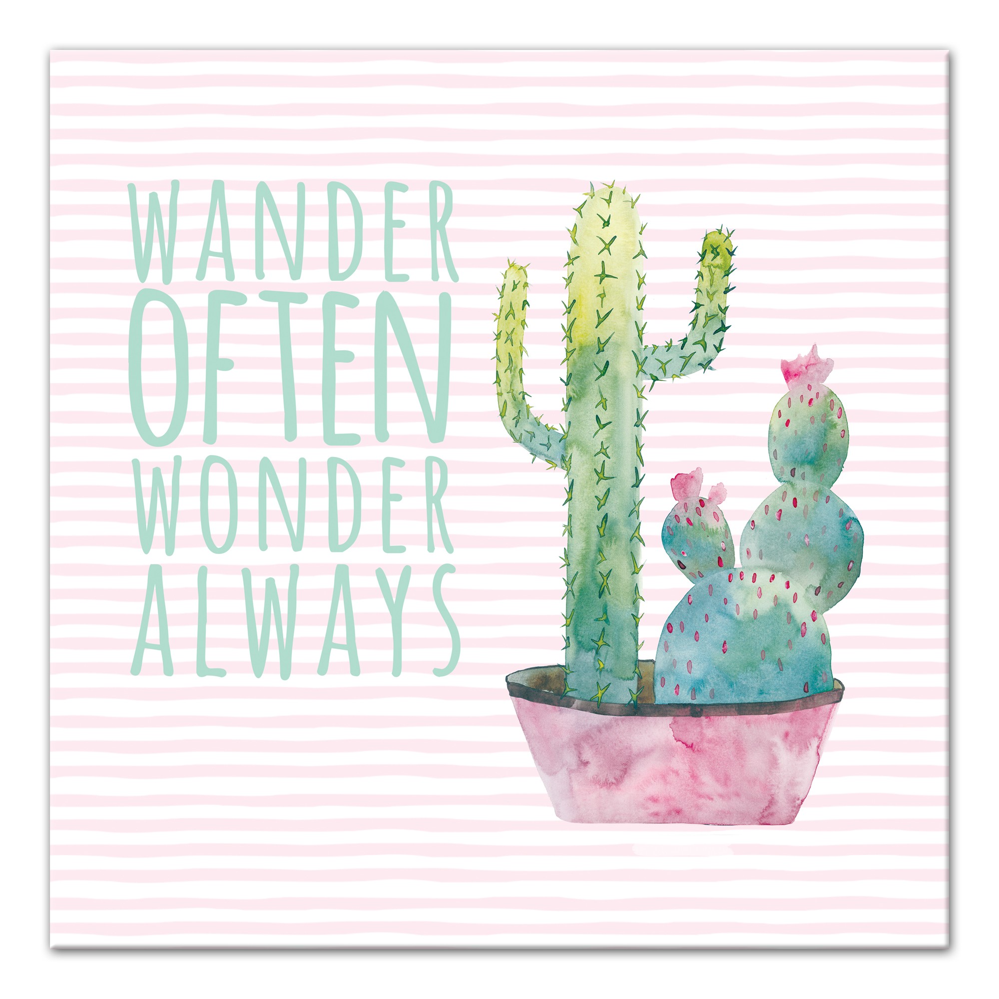Wander Wonder Cactus Wall Art