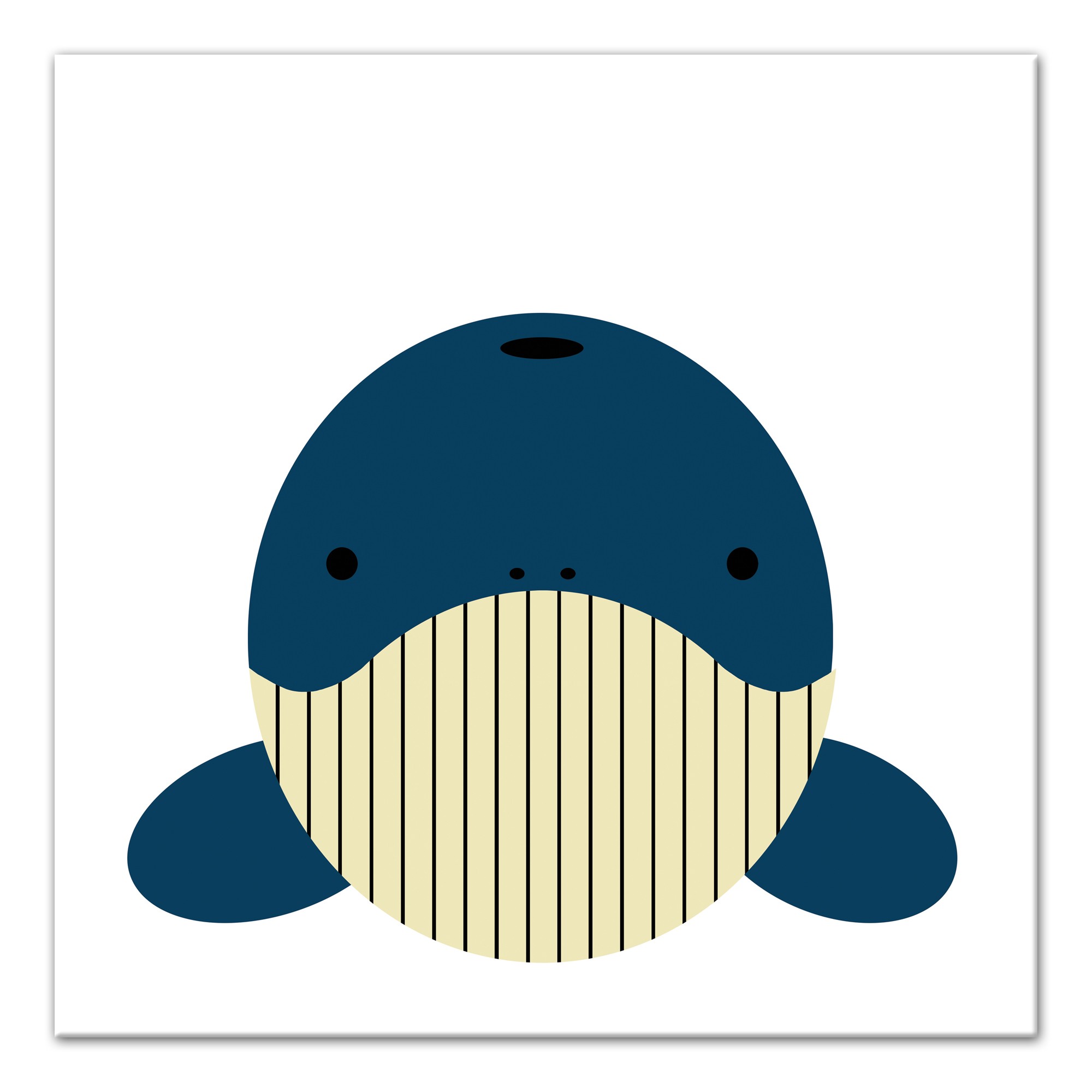 Whale Face Wall Art