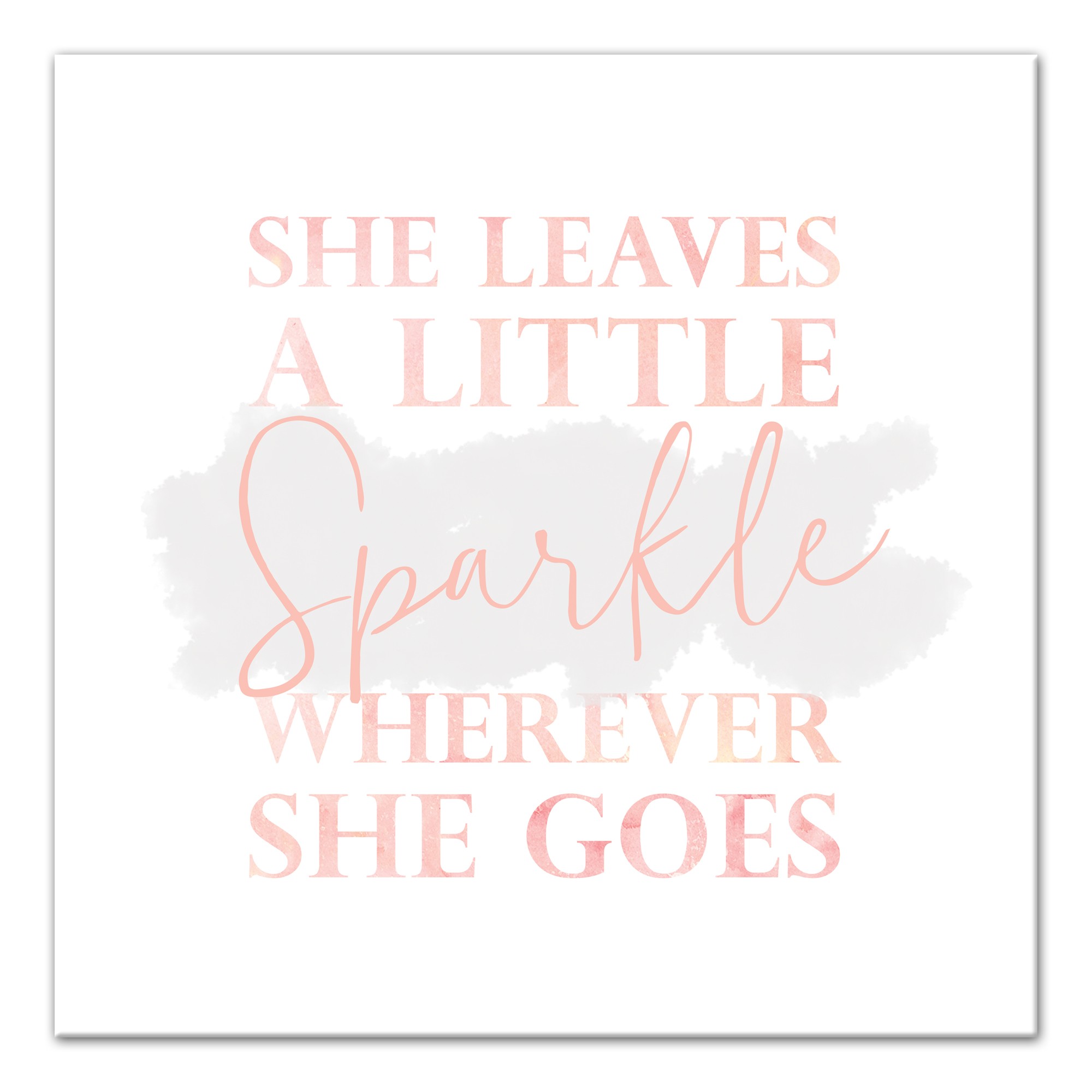 She Leaves A Little Light Wall Art