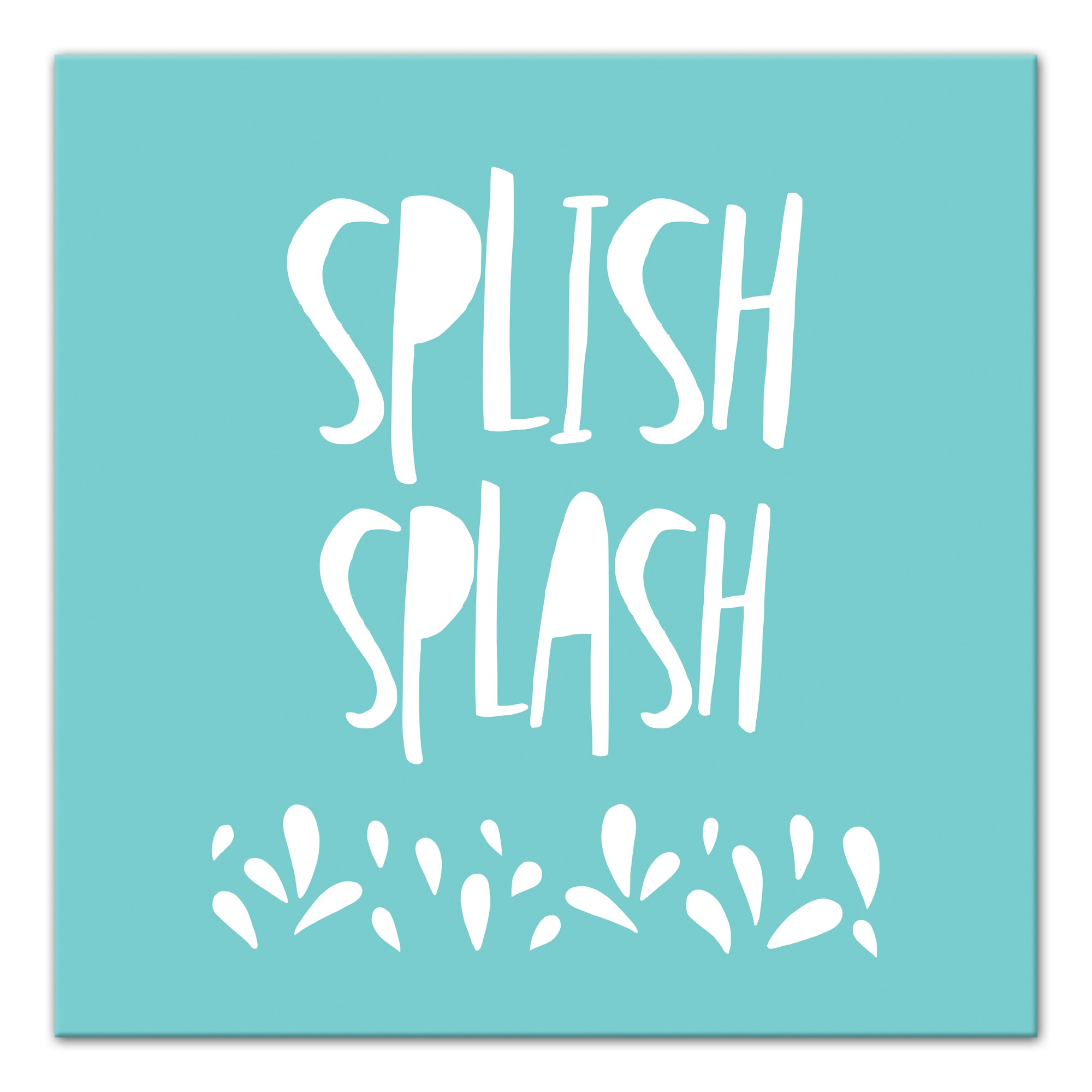 Splish Splash Blue Wall Art