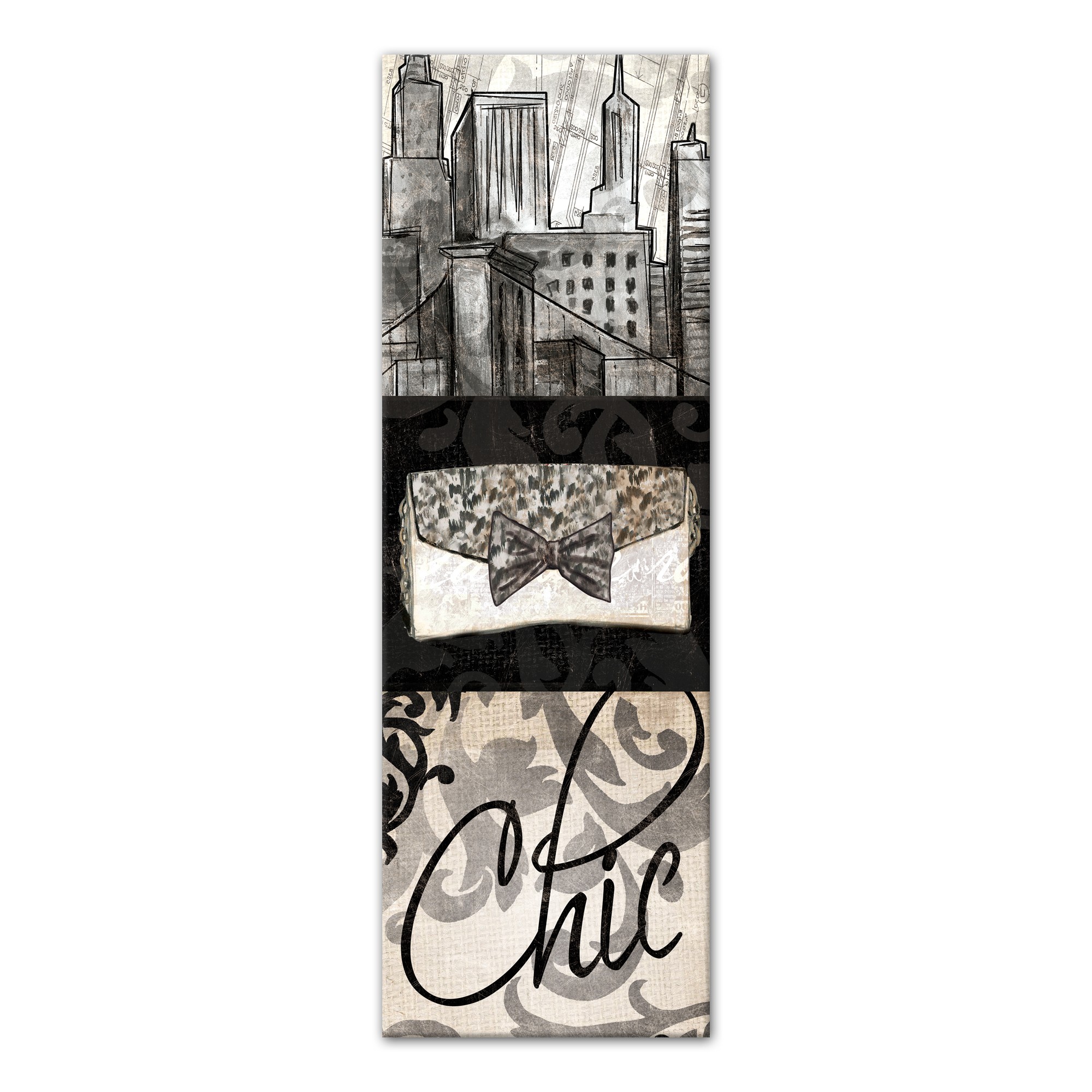 City Chic 12x36 Canvas Wall Art