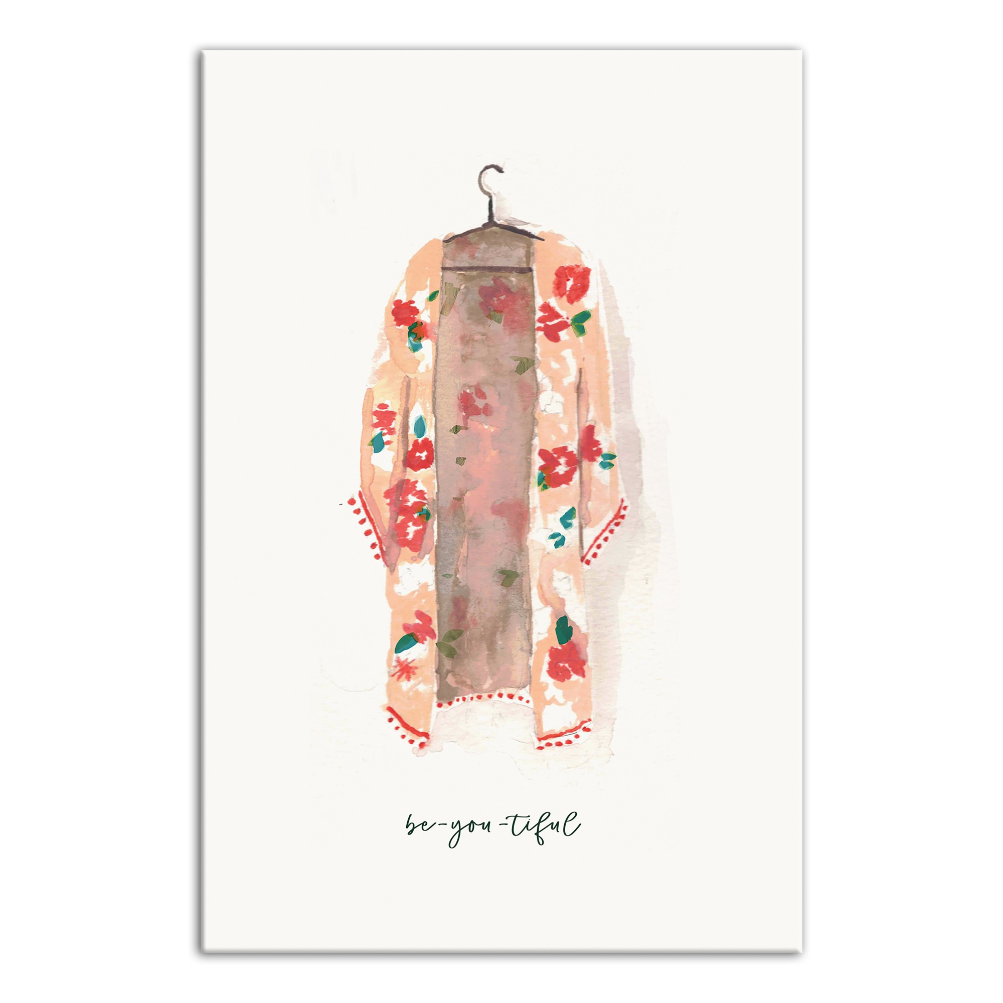 Kimono On Hanger 12x18 Canvas Wall Art