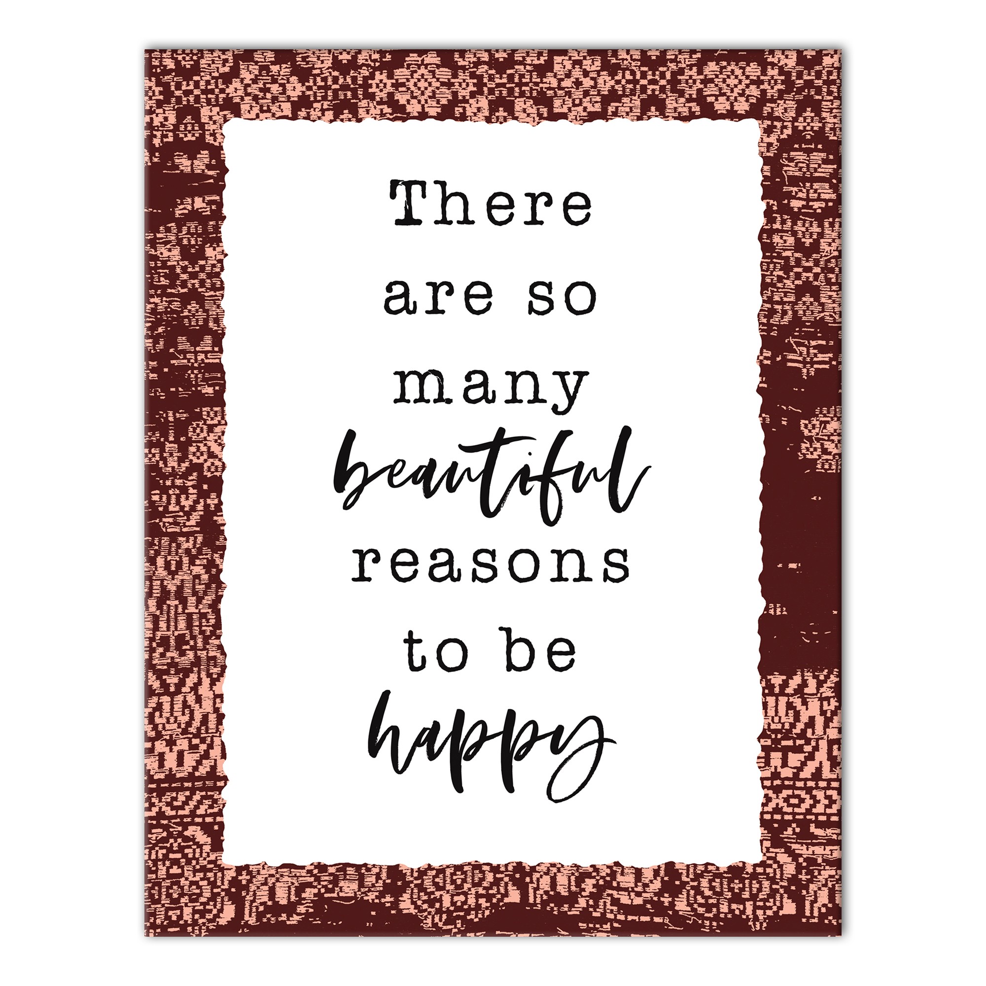 Reasons To Be Happy  11x14 Canvas Wall Art