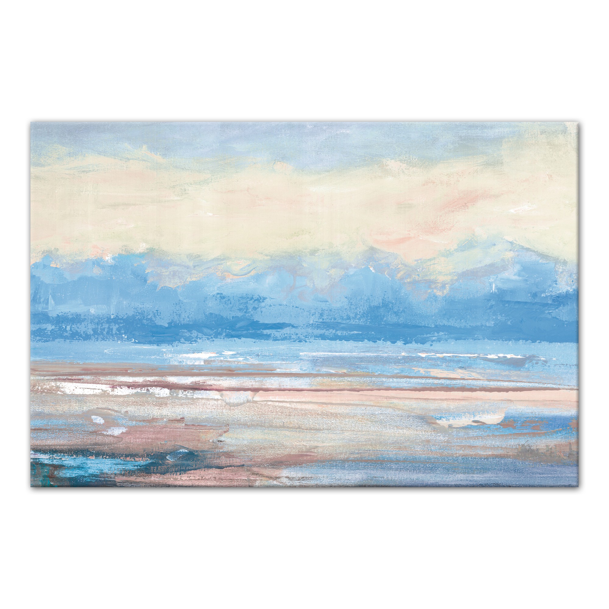 Abstract Painted Scape 30x20 Canvas Wall Art