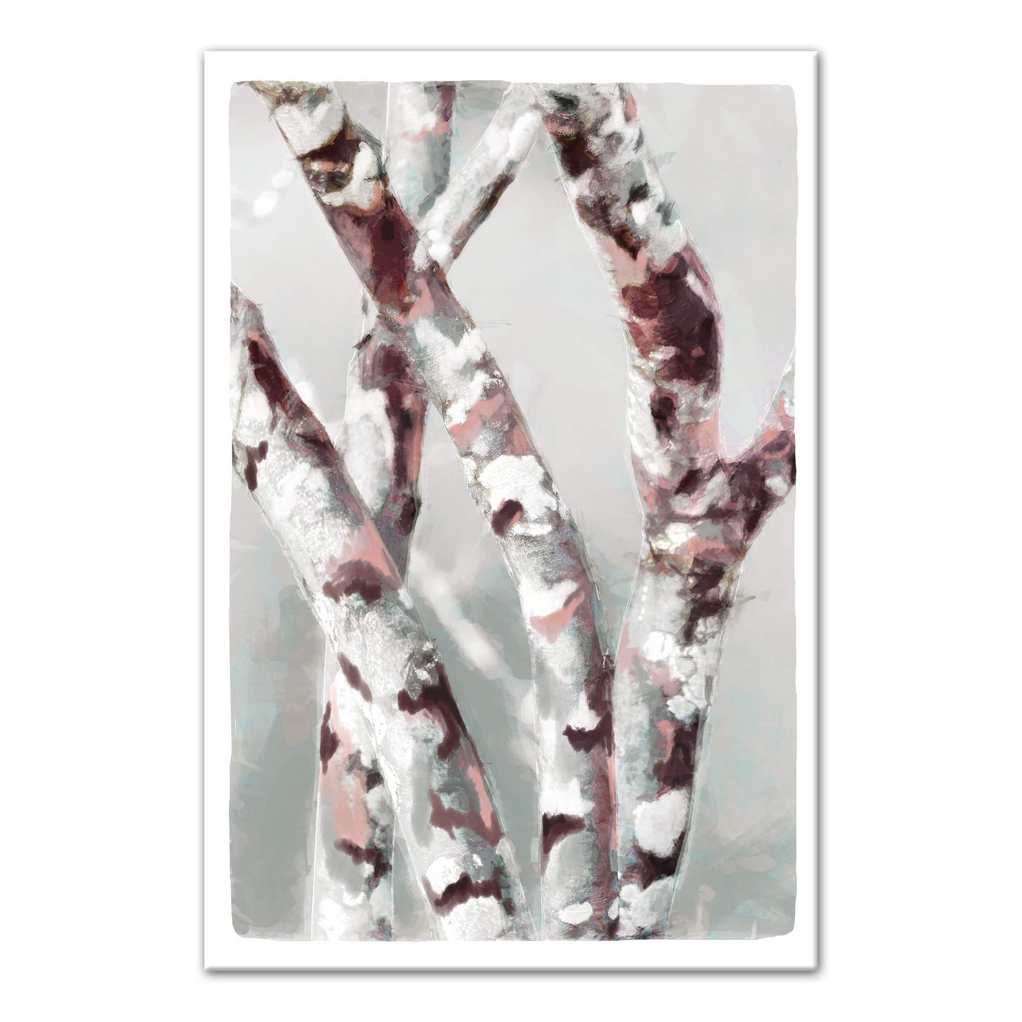 Birch Trees 12x18 Canvas Wall Art