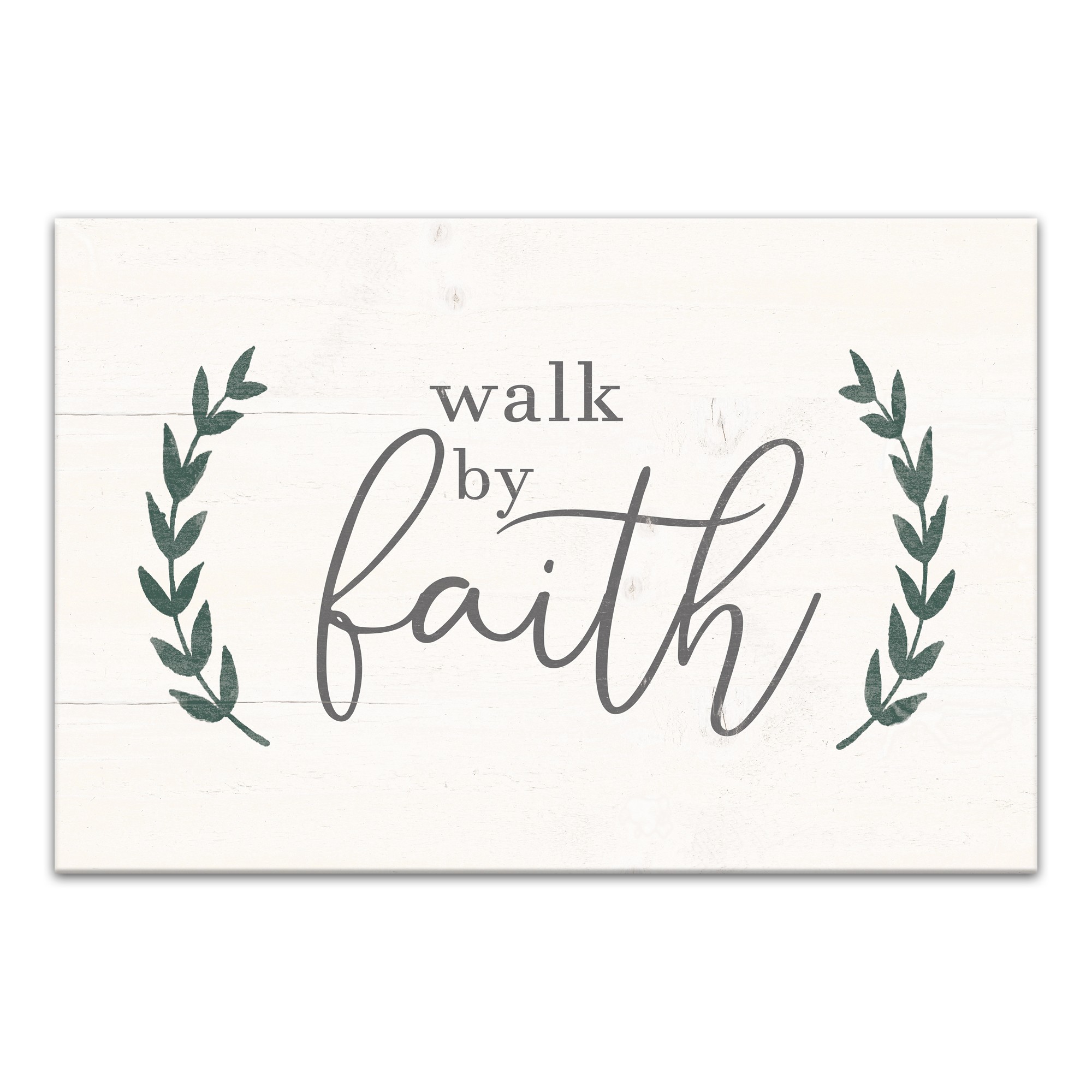 Walk By Faith 30x20 Canvas Wall Art