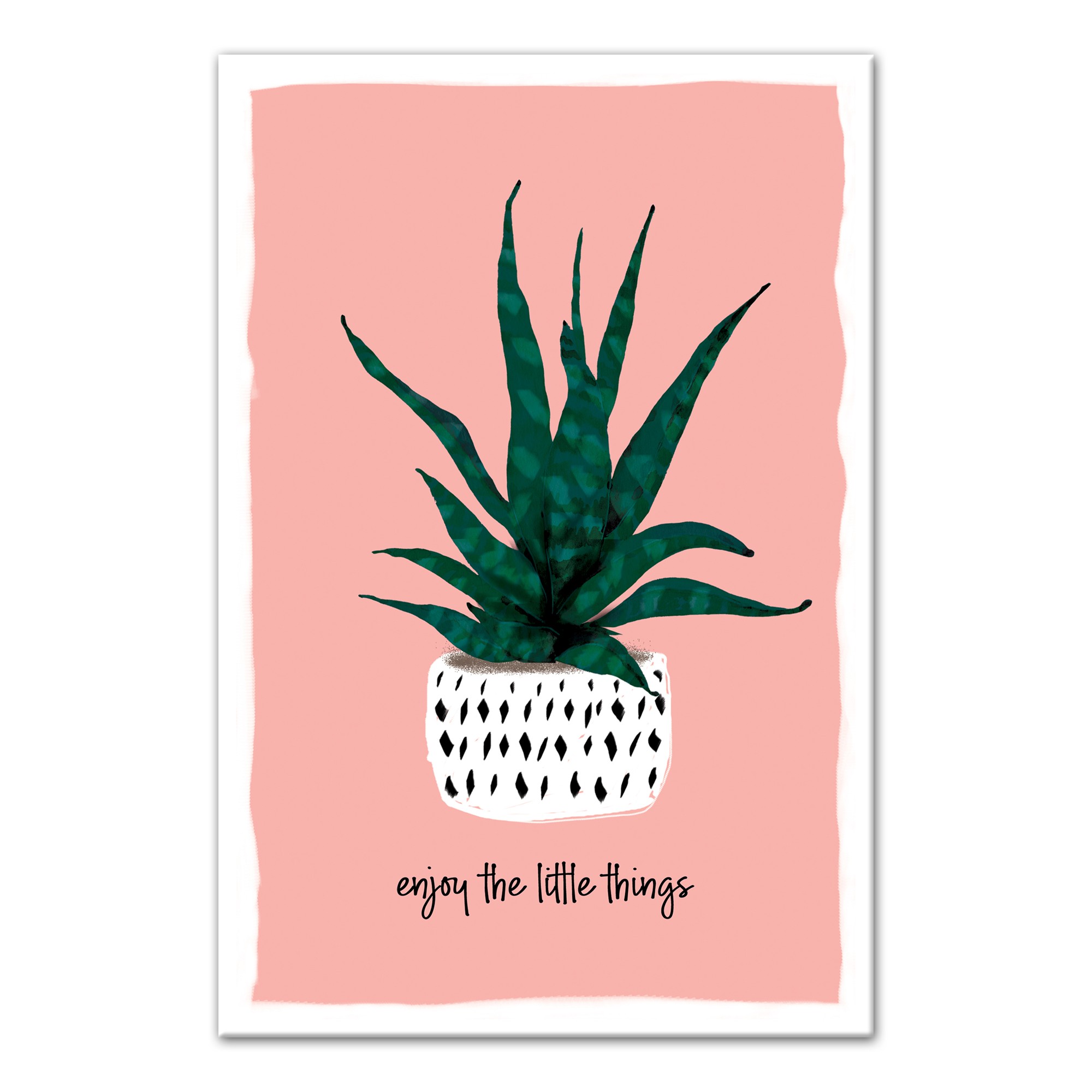 Enjoy The Little Things 12x18 Canvas Wall Art