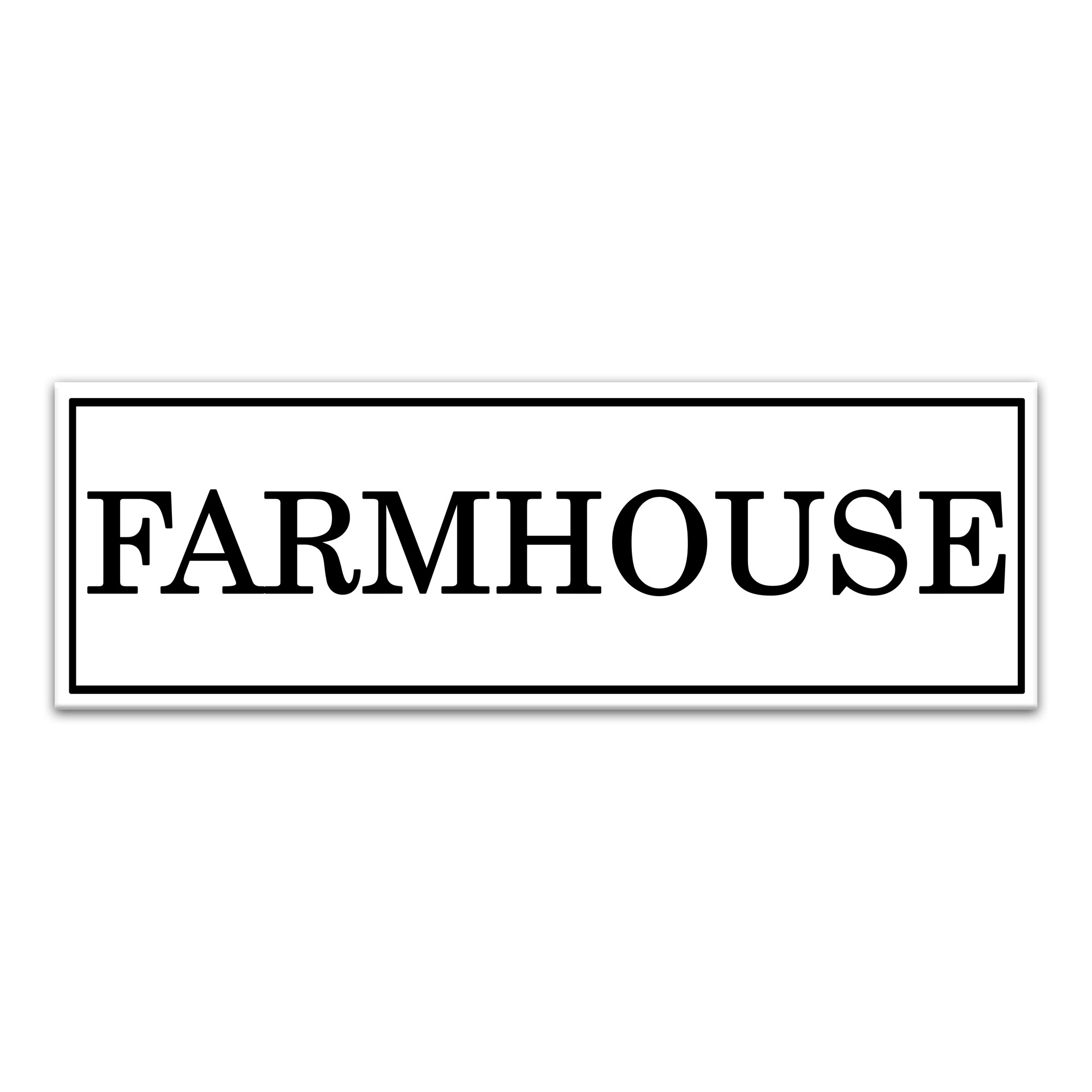 Farmhouse Sign 36x12 Canvas Wall Art