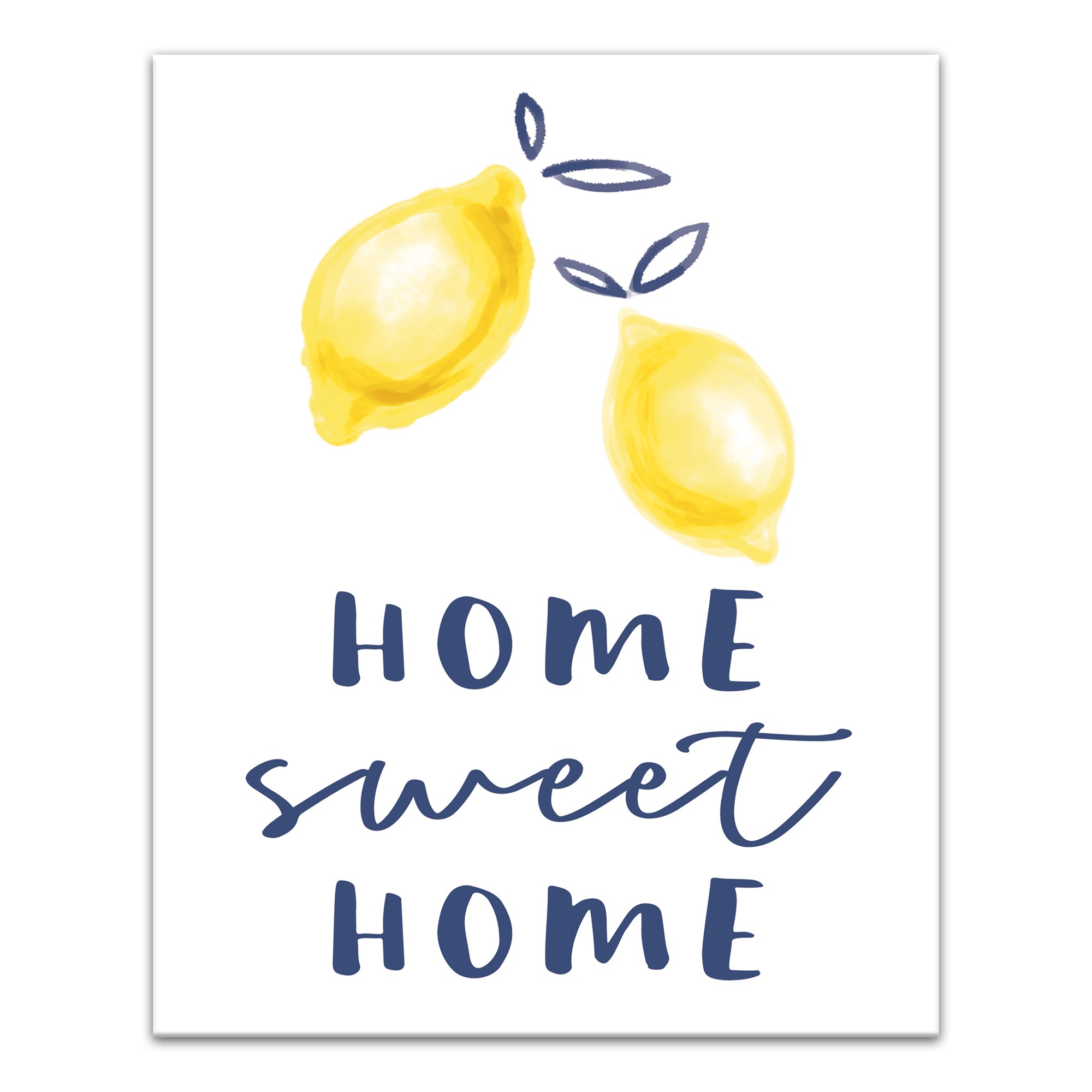 Lemons Sweet Home 16x20 Canvas Wall Art