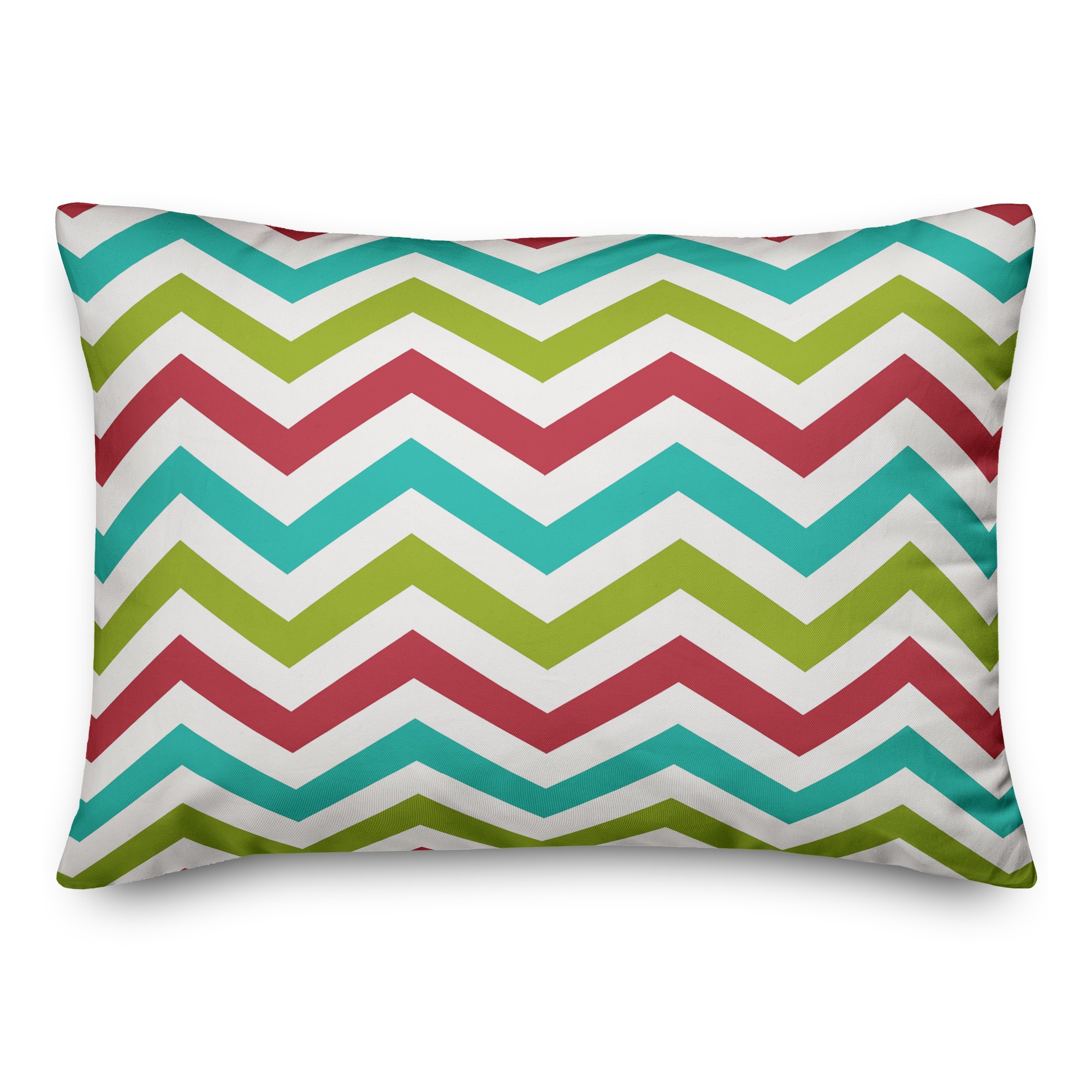 Colorful Chevron 14x20 Spun Poly Pillow