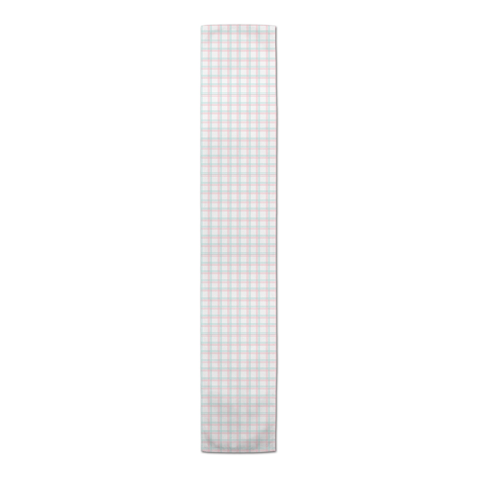 Yellow Blue Herringbone  Runner