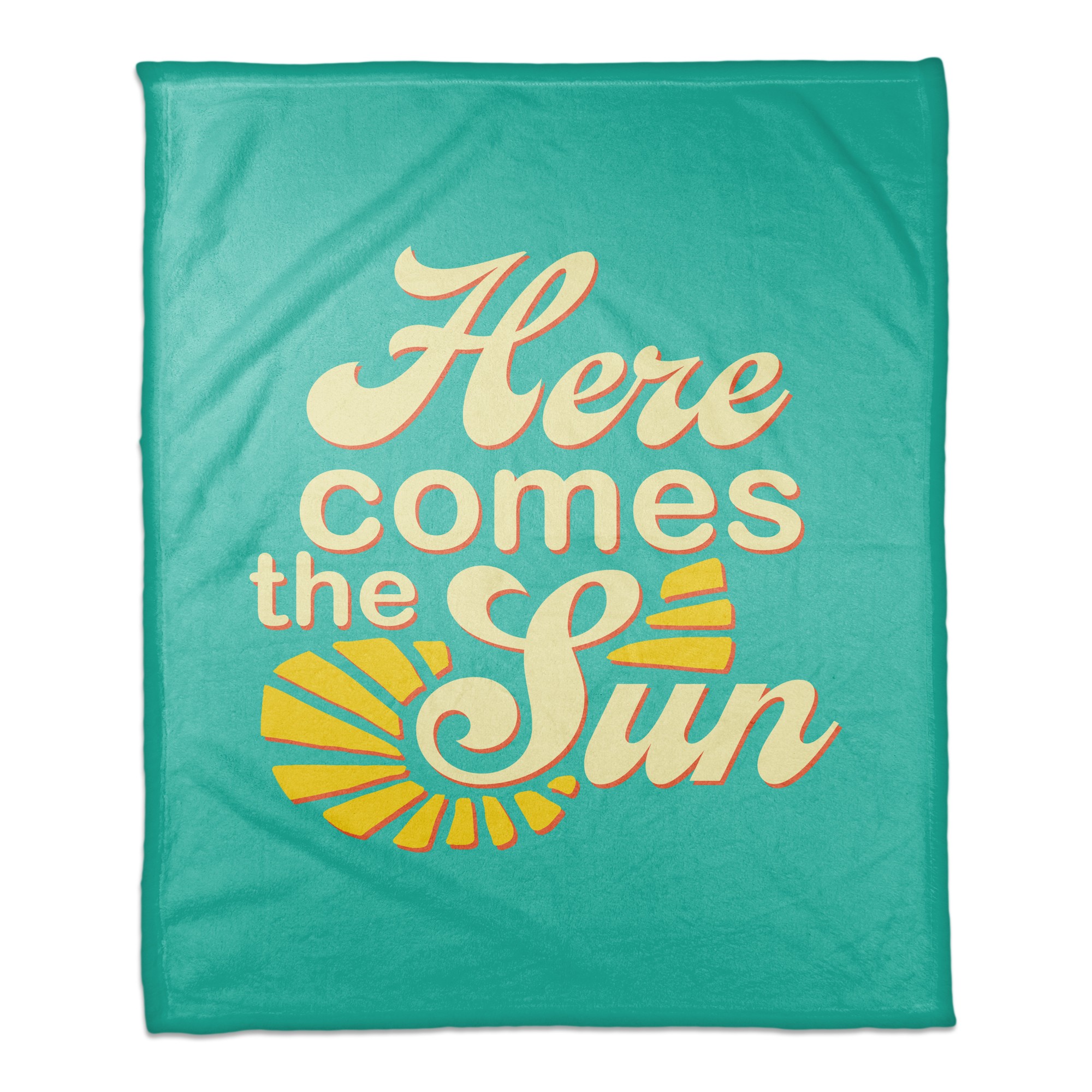 Here Comes The Sun 50x60 Coral Fleece Blanket