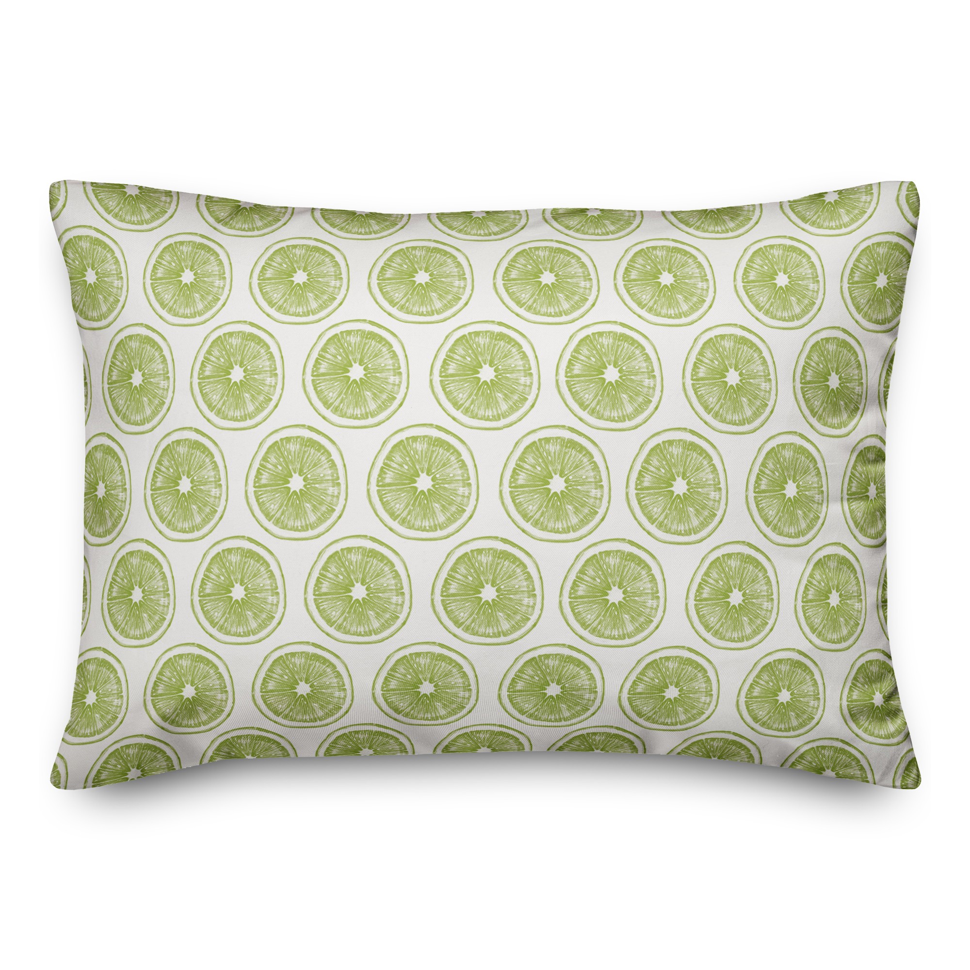 Lime Slice  14x20 Spun Poly Pillow