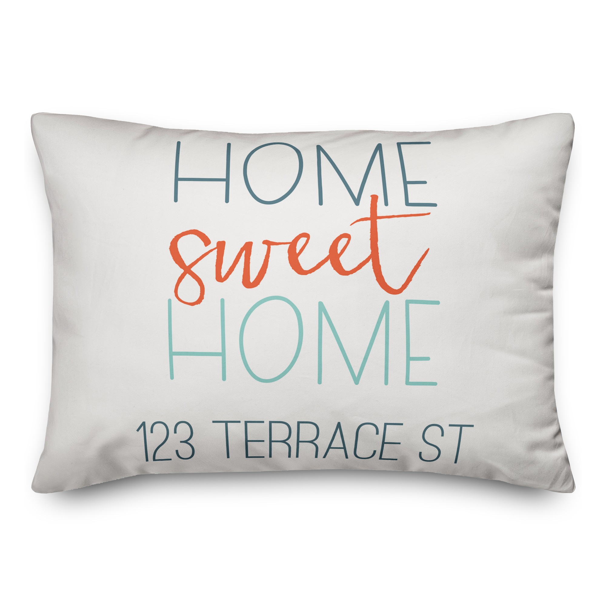Sweet Home 14x20 Personalized Spun Poly Pillow