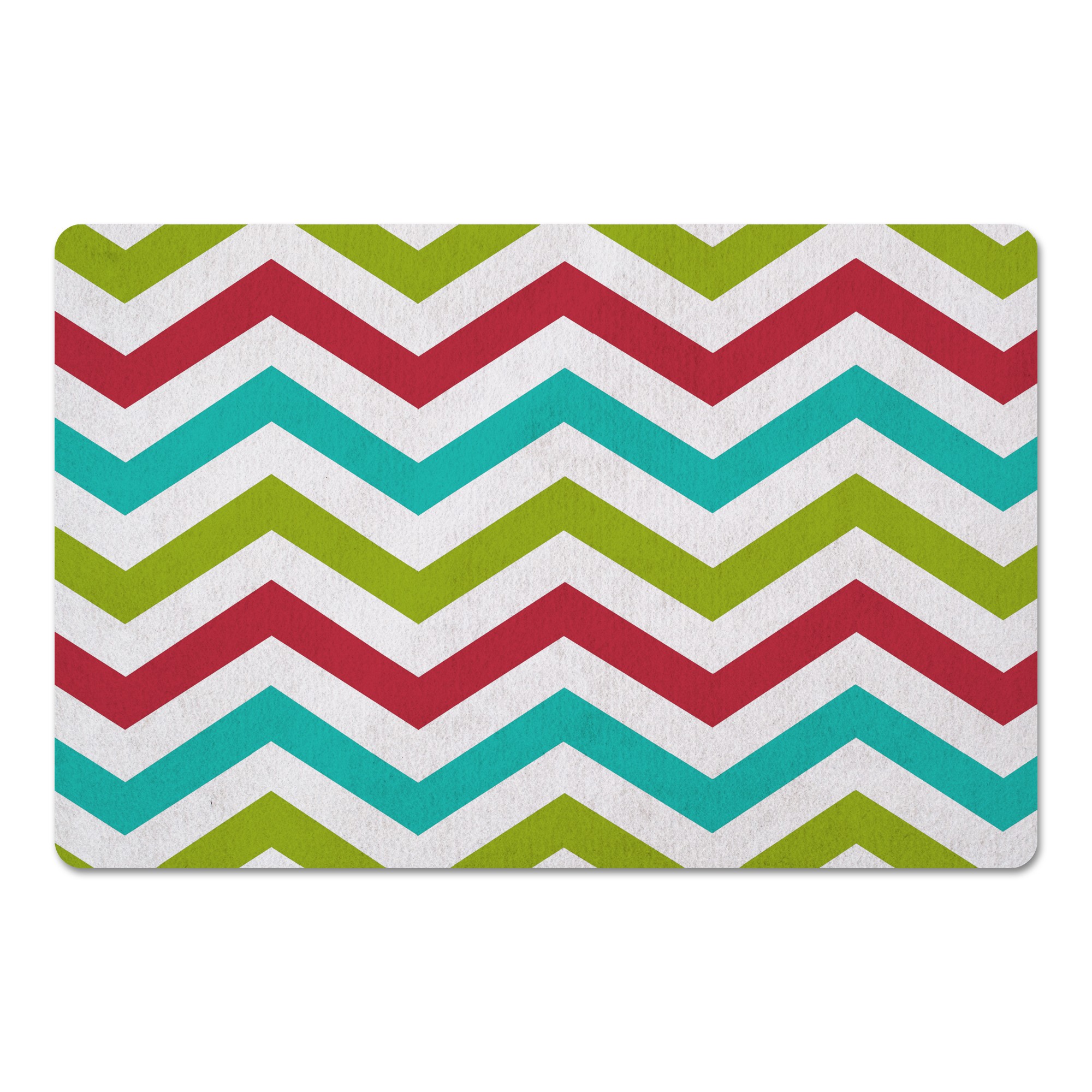 Colorful Chevron 27x18 Floor Mat