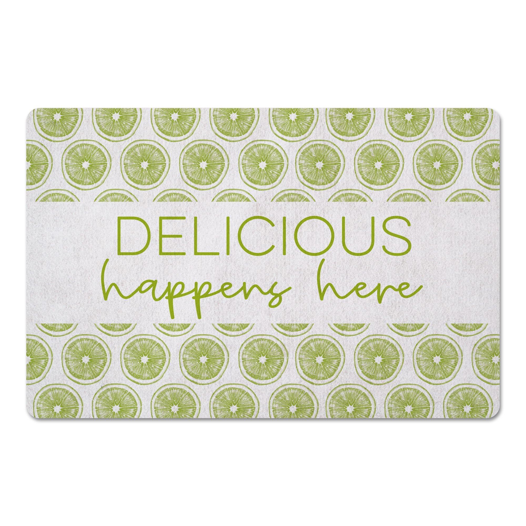 Lime Slice Delicious 27x18 Floor Mat