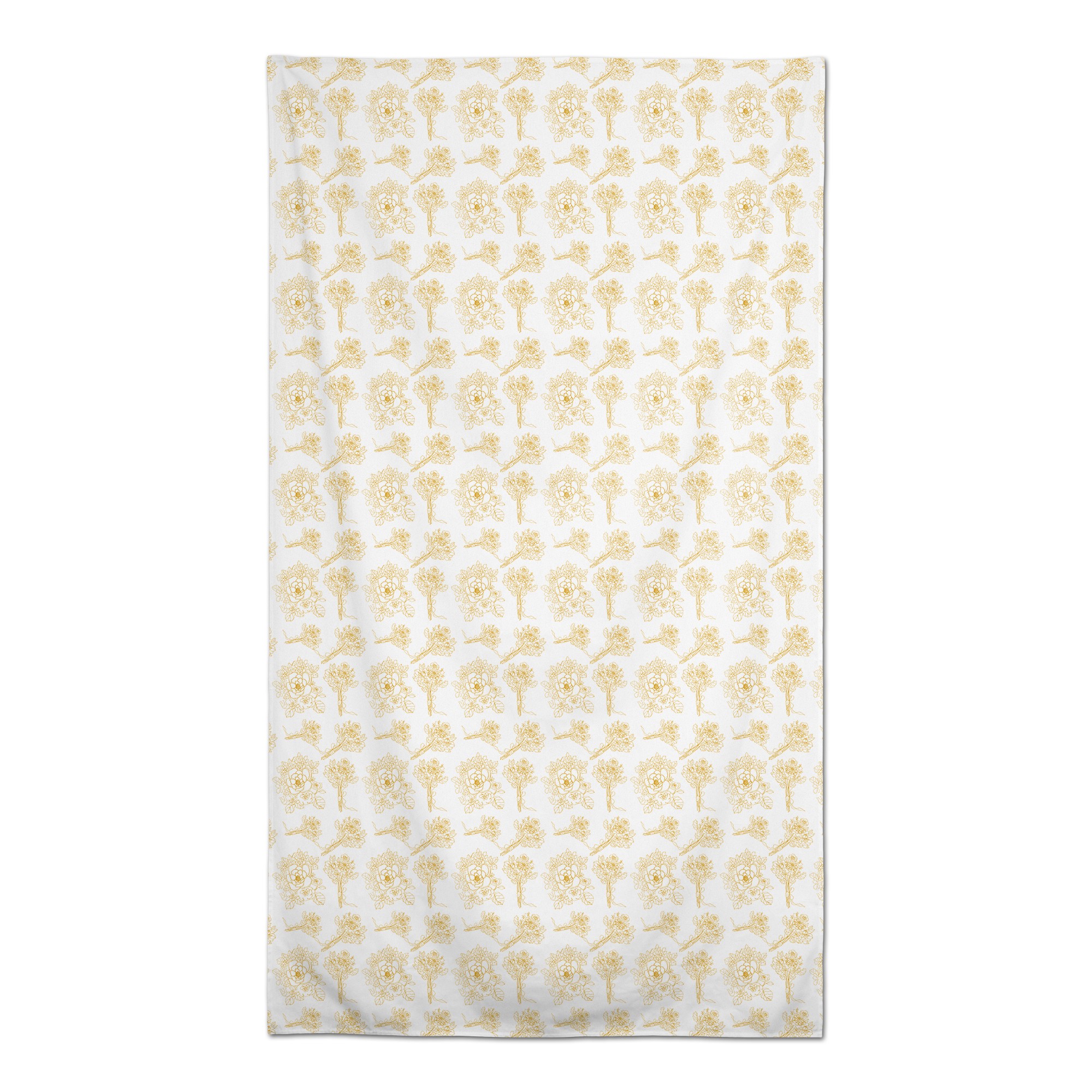 Floral Drawings Tablecloth