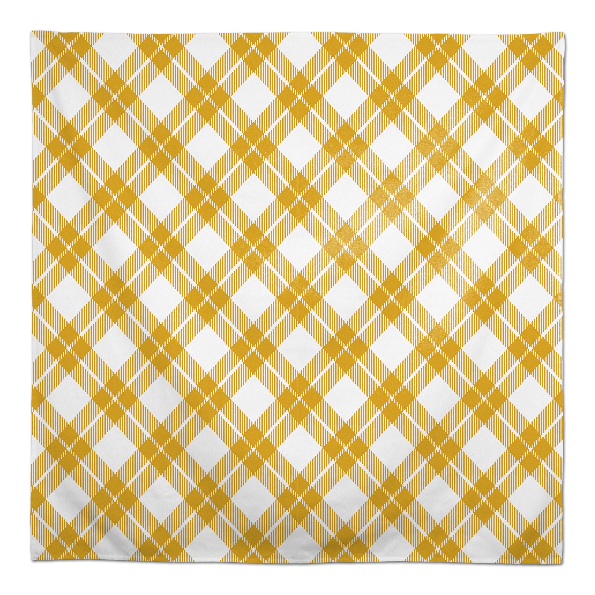 Diagonal Plaid Tablecloth
