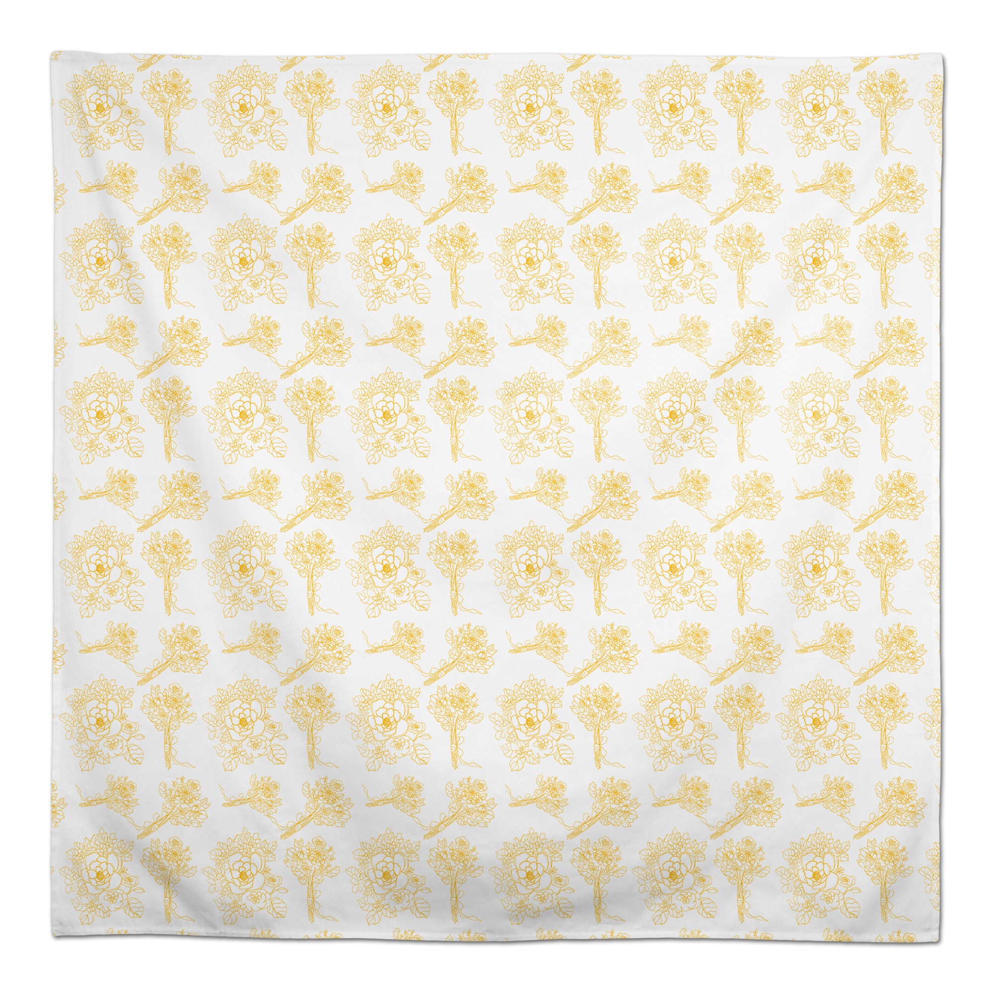 Floral Drawings Tablecloth
