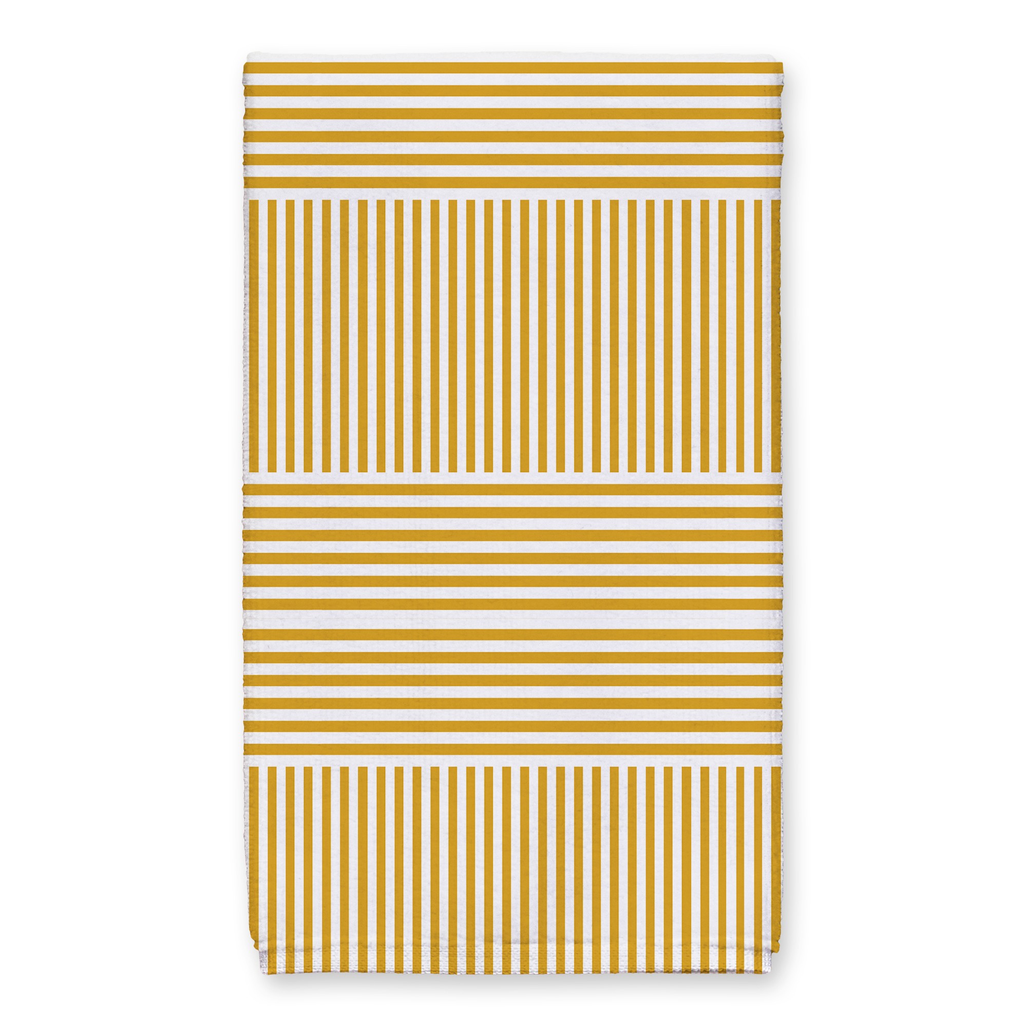 Alternating Stripes Tea Towel