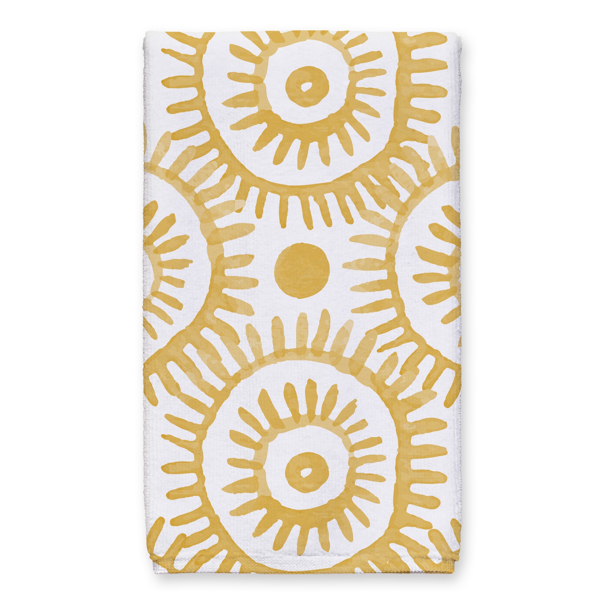 Boho Circles  Tea Towel