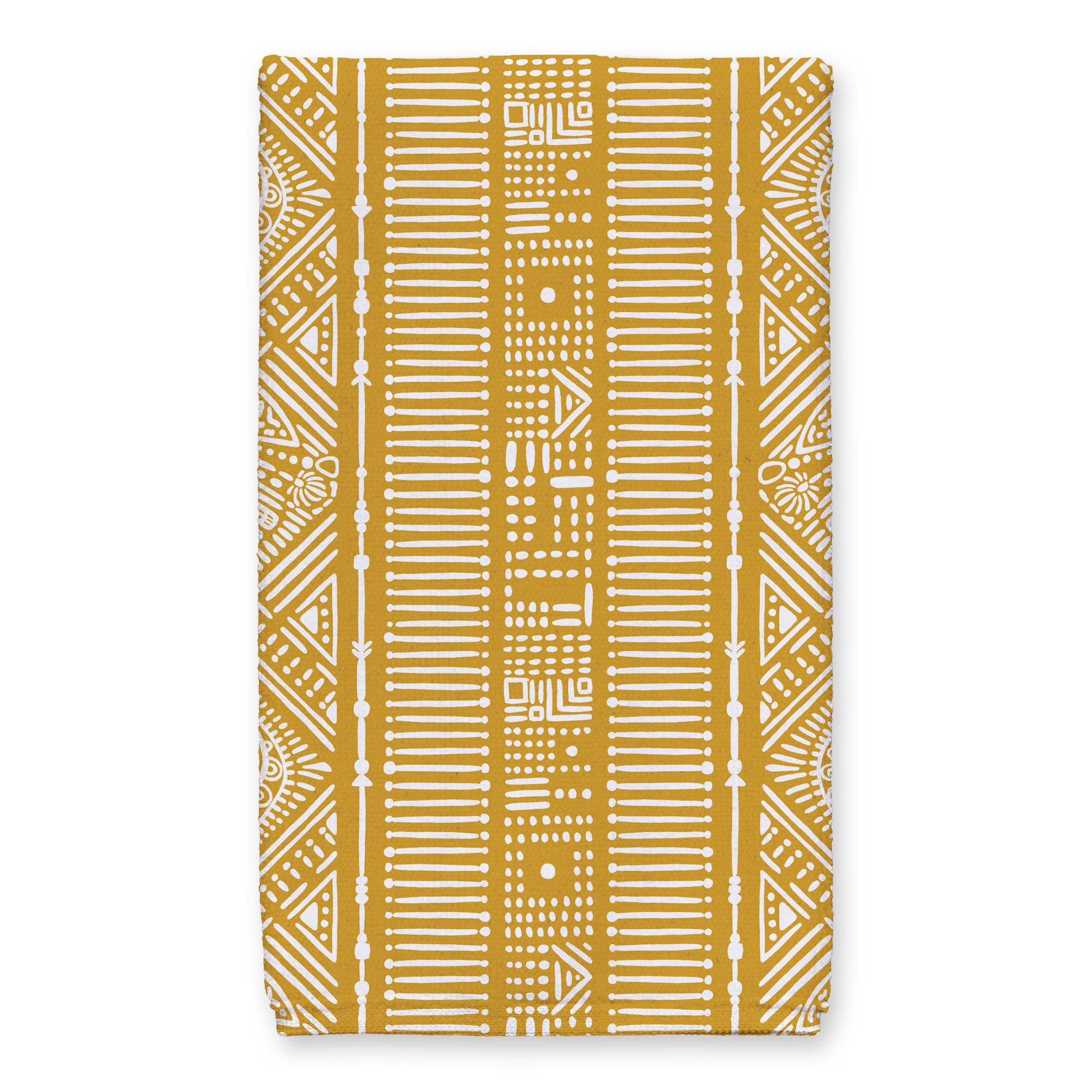 Dotted Boho Pattern  Tea Towel