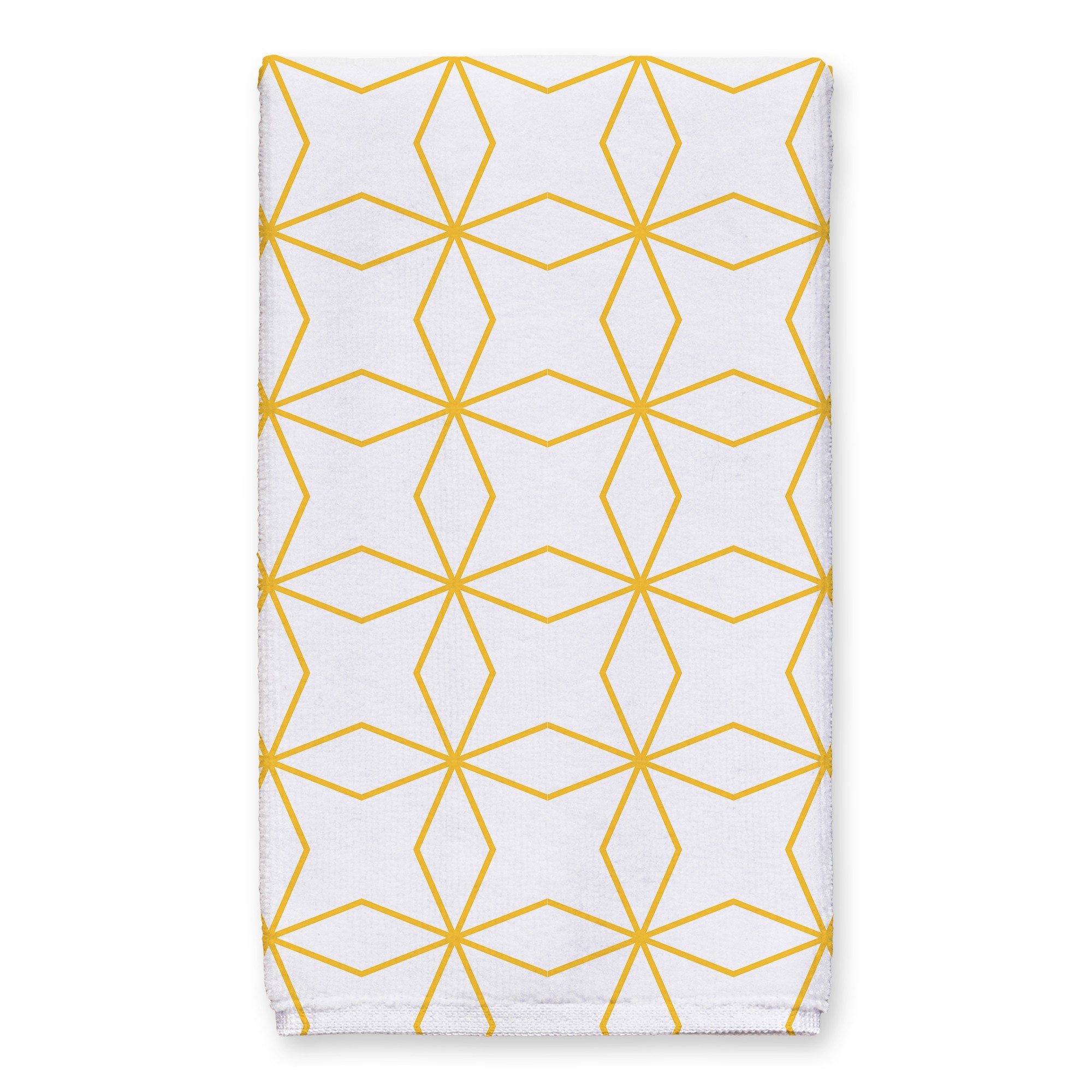 Crossed Line Pattern Tea Towel