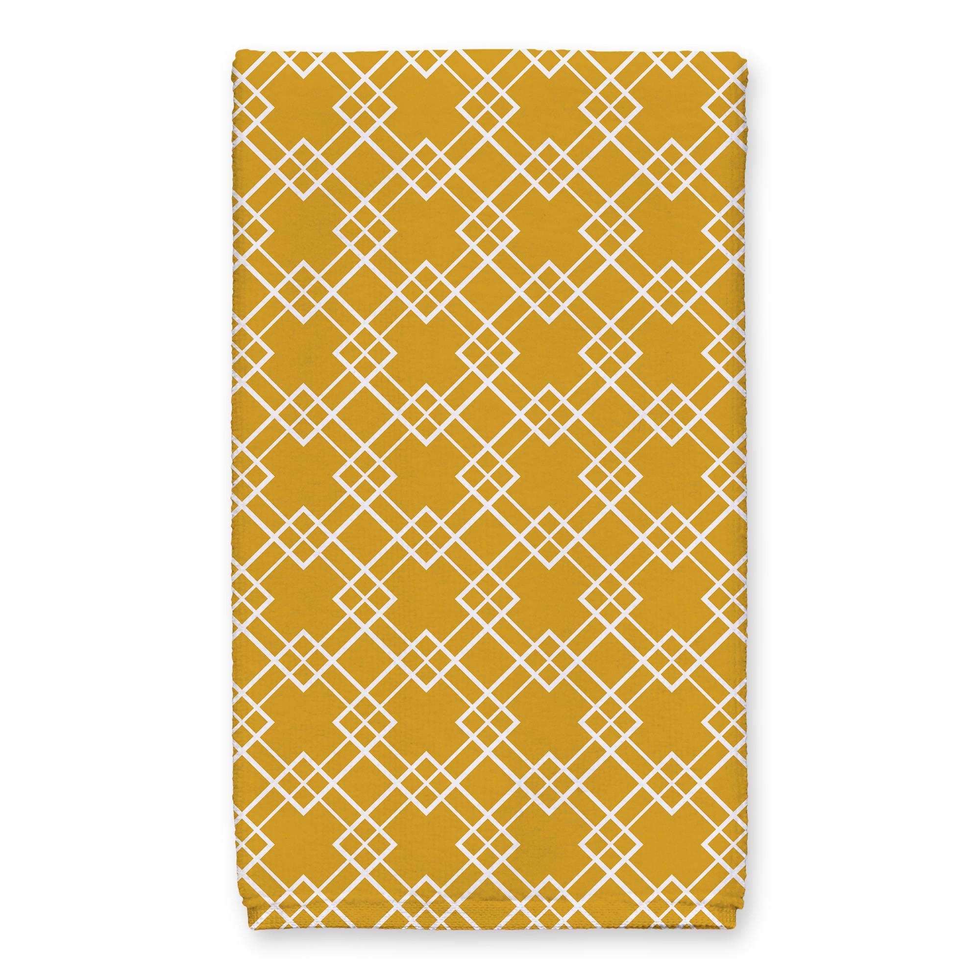 Diamond Line Pattern Tea Towel