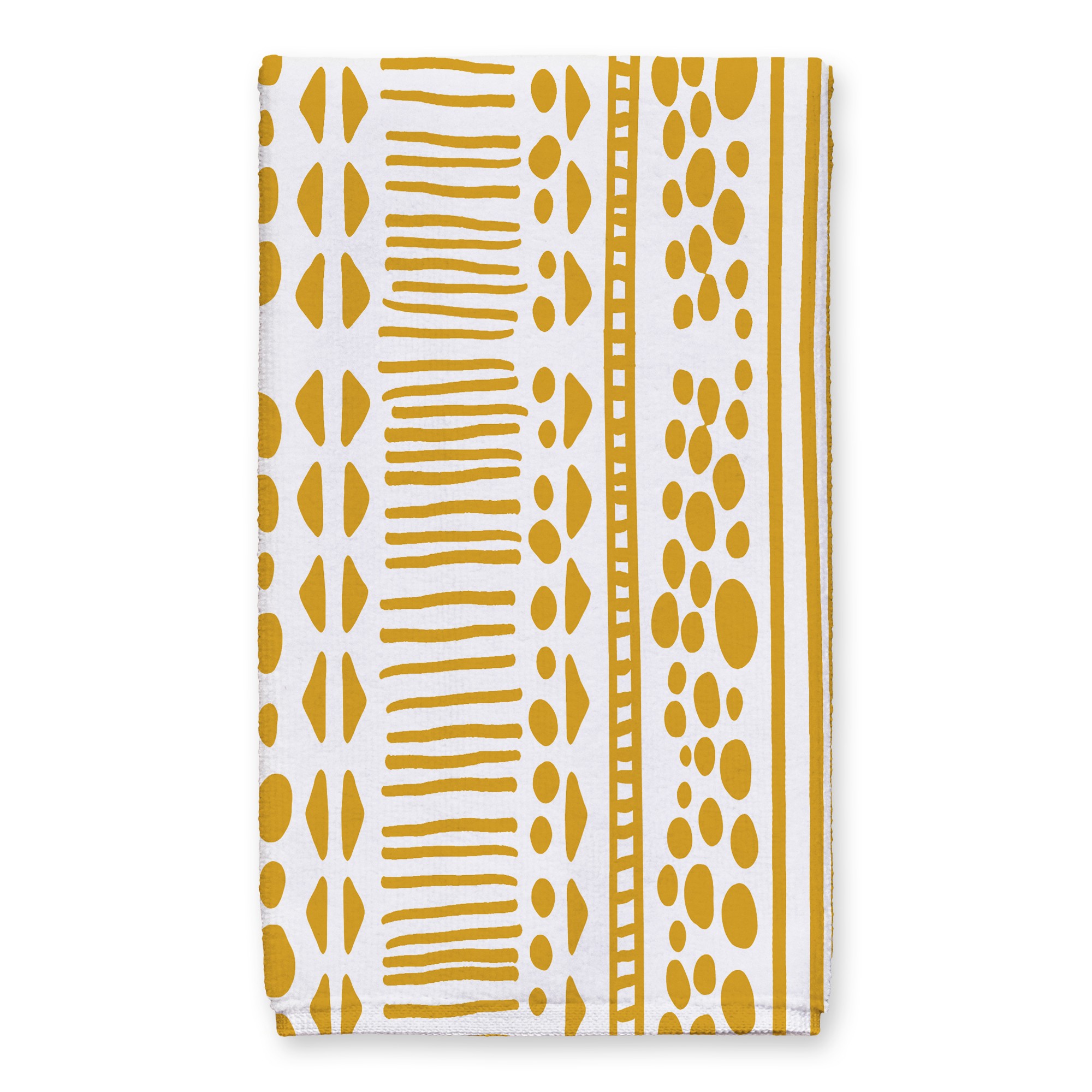 Drawn Tribal Patttern Tea Towel